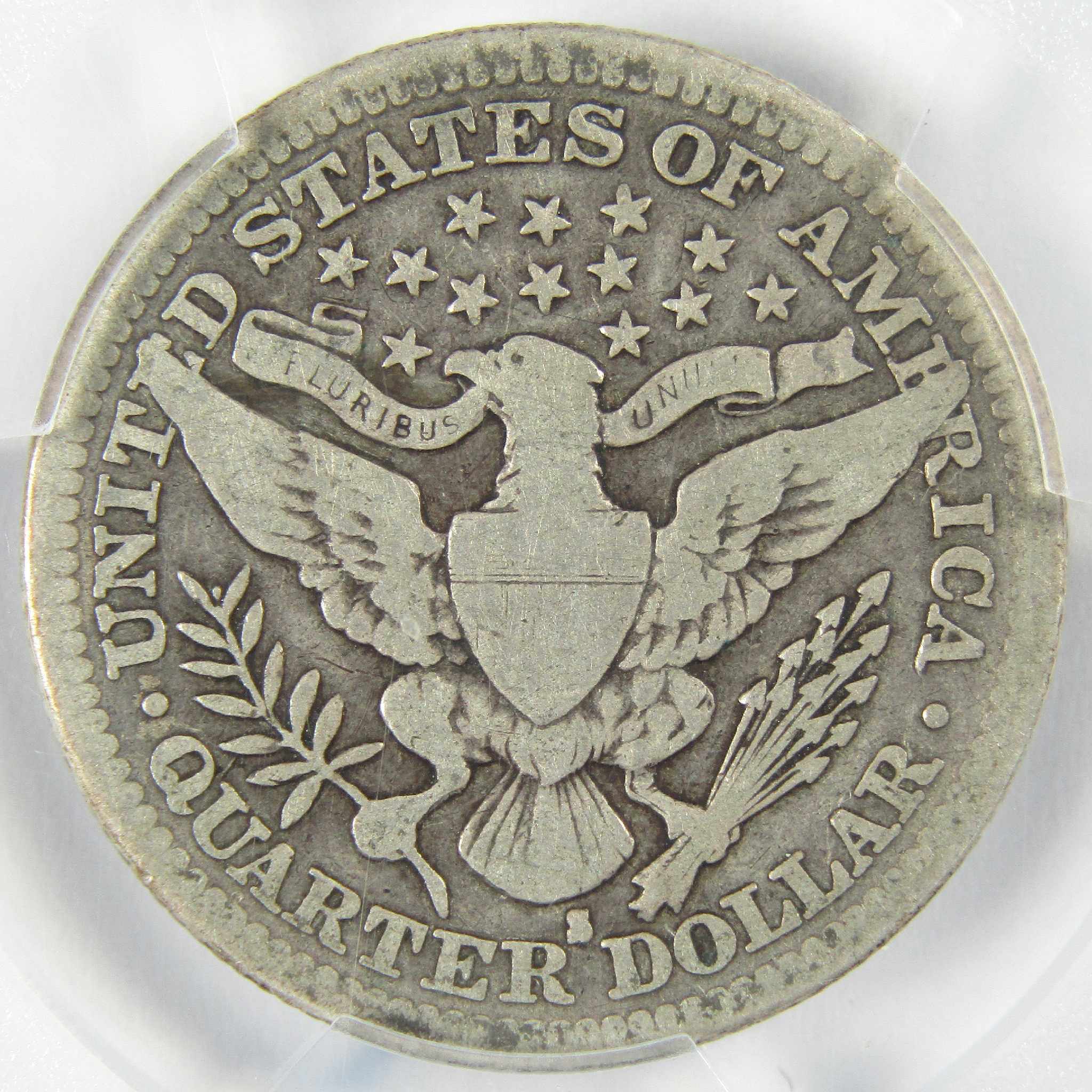 1914 S Barber Silver Quarter VG 10 PCGS CAC 25c Coin Collectible