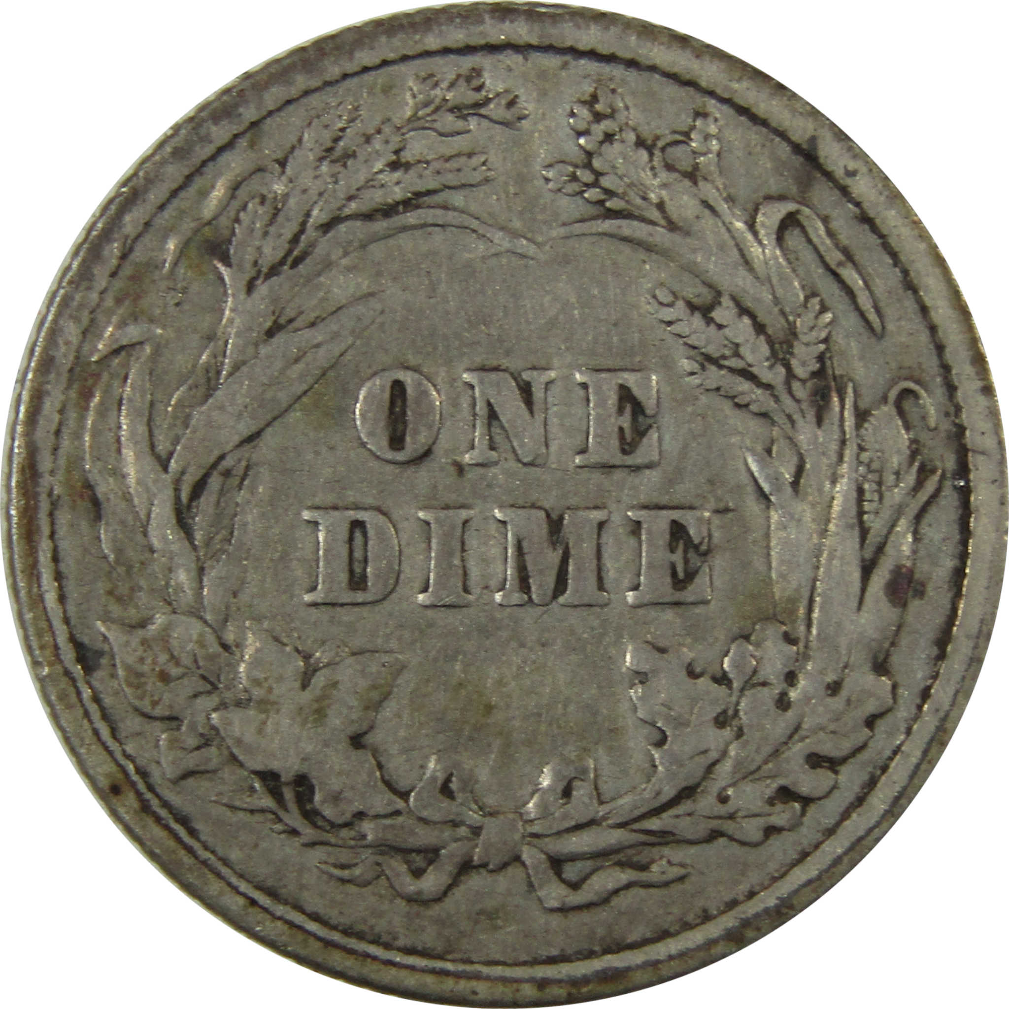 1892 Barber Silver Dime VG Very Good 10c Coin Collectible SKU:CP1350