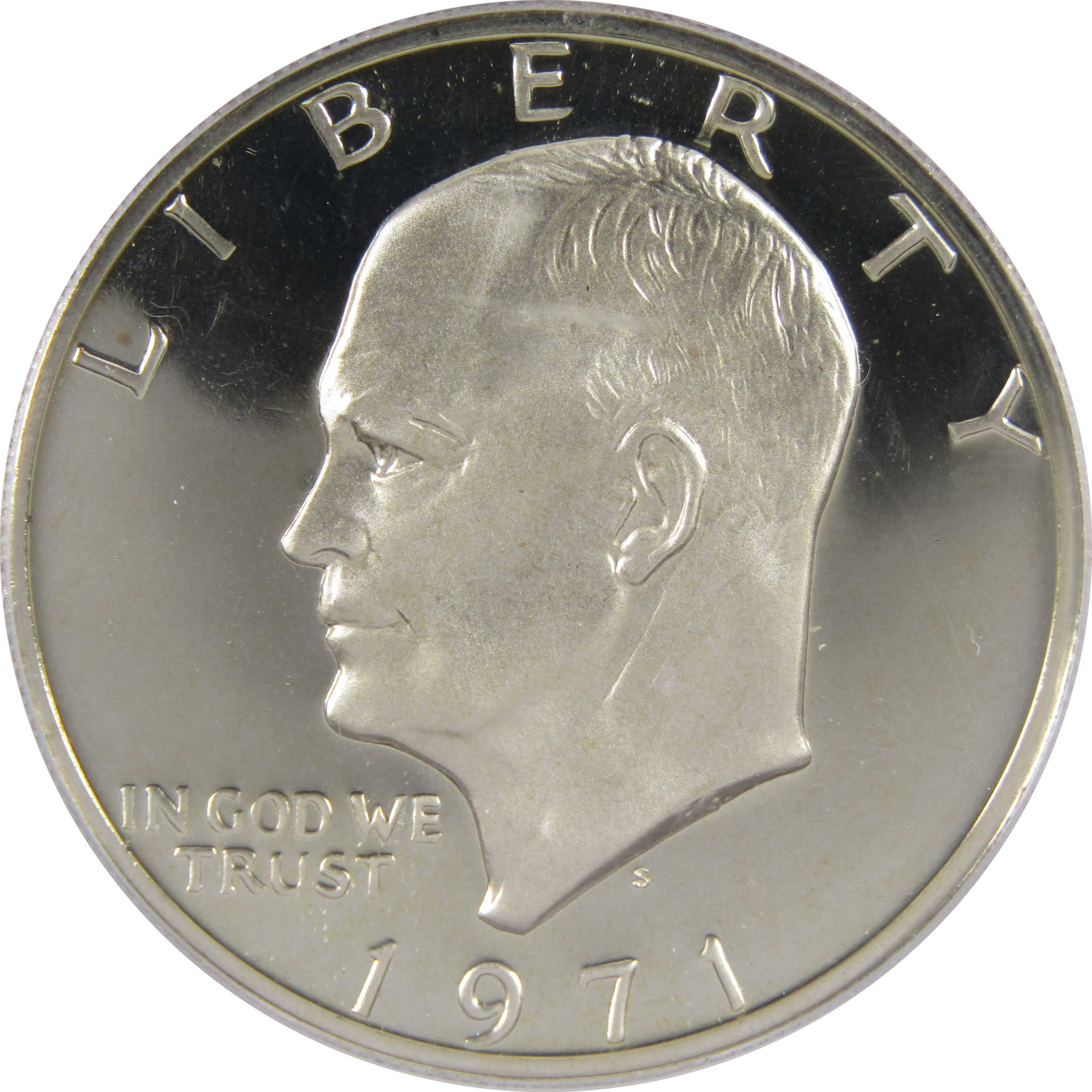 1971 S Eisenhower Dollar PR 69 DCAM PCGS 40% Silver IKE SKU:CPC3288