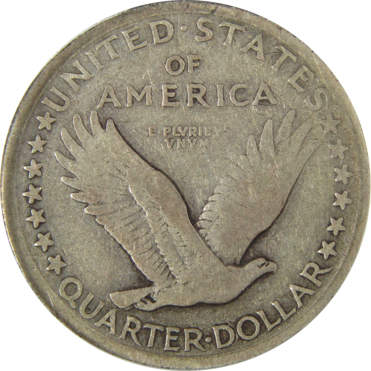 1917 S Type 1 Standing Liberty Silver Quarter F 15 ANACS SKU:I28000