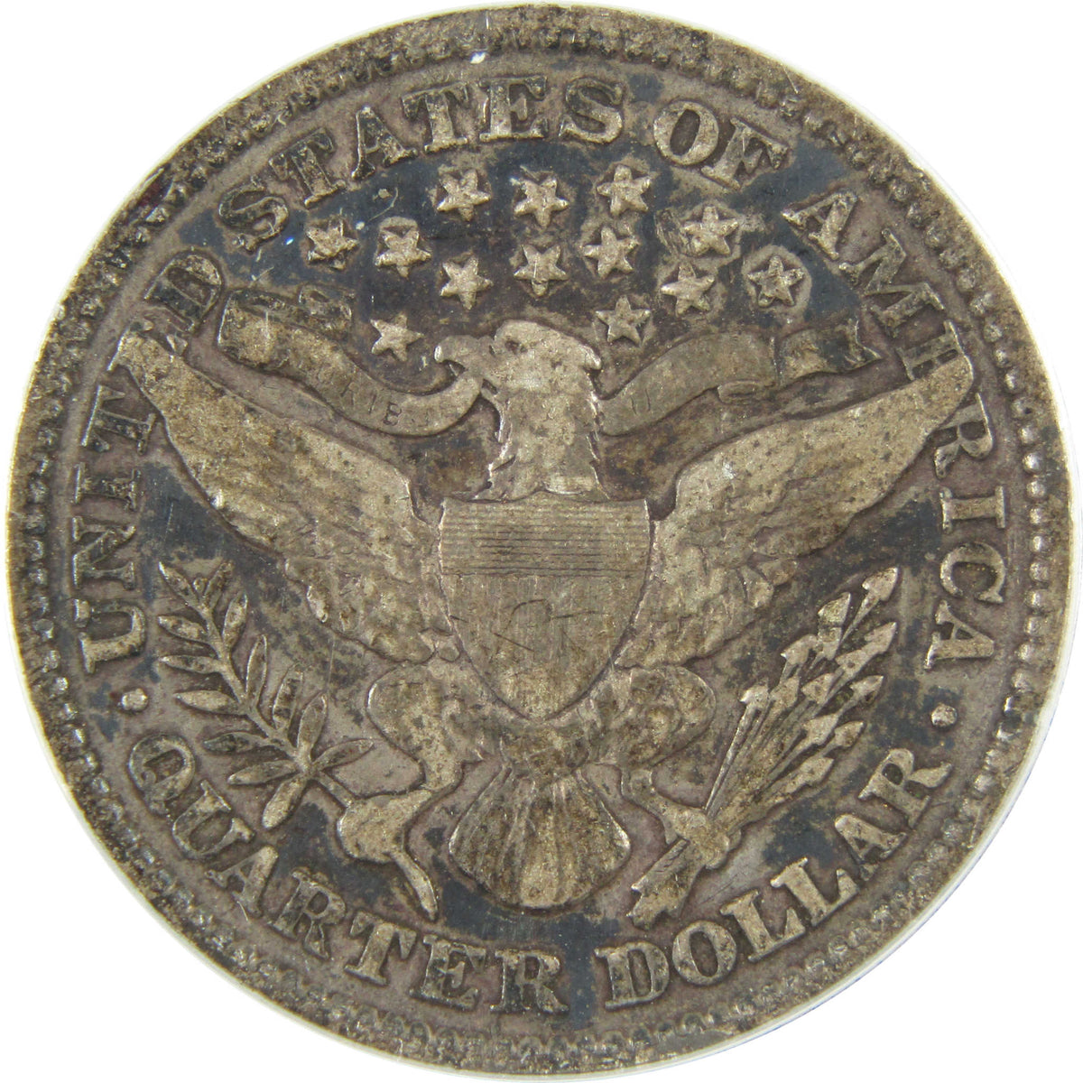 1895 Barber Silver Quarter F 15 Details ANACS 25c Coin SKU:I28553