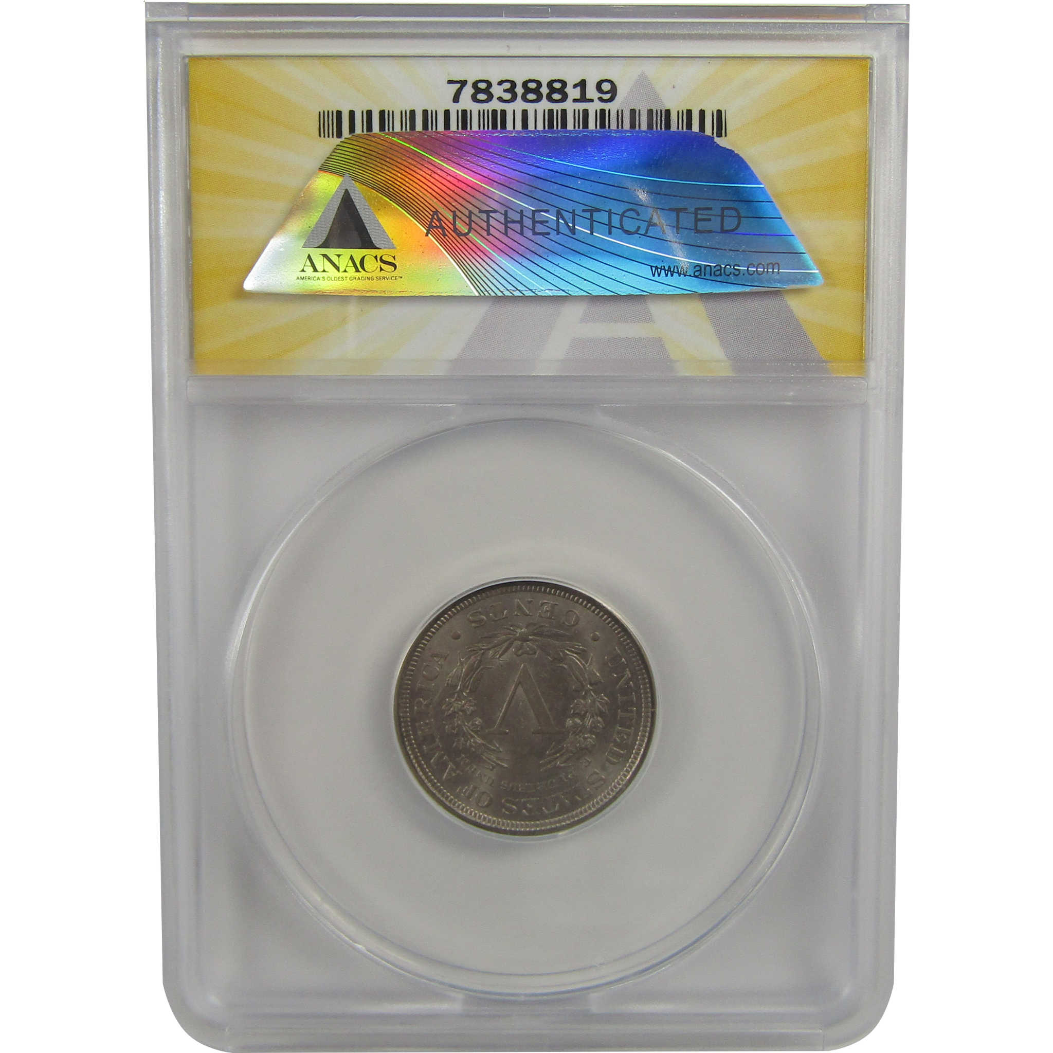 1901 Liberty Head V Nickel AU 58 Details ANACS 5c Coin SKU:I22319