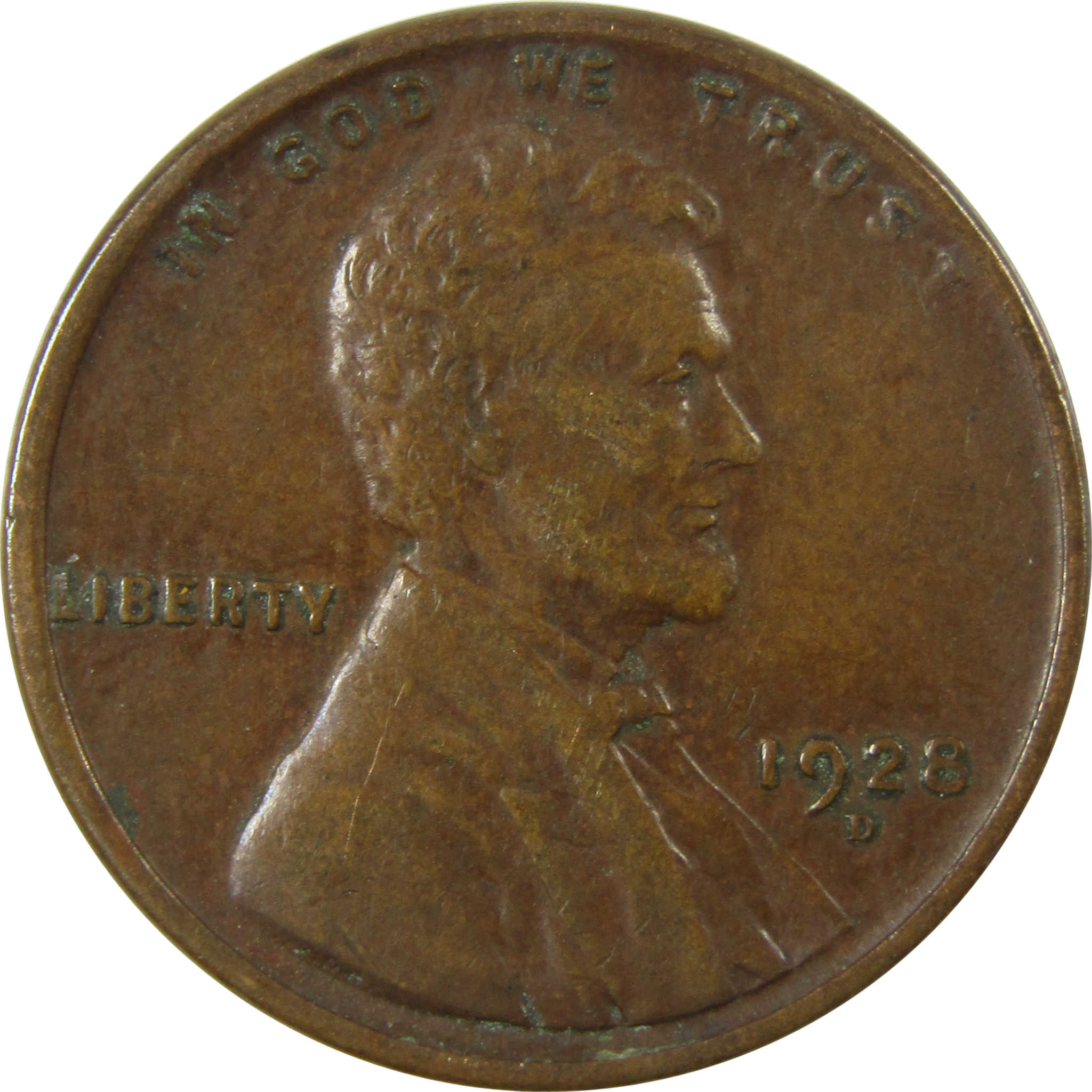 1928 D Lincoln Wheat Cent G Good Penny 1c Coin Collectible SKU:I26694