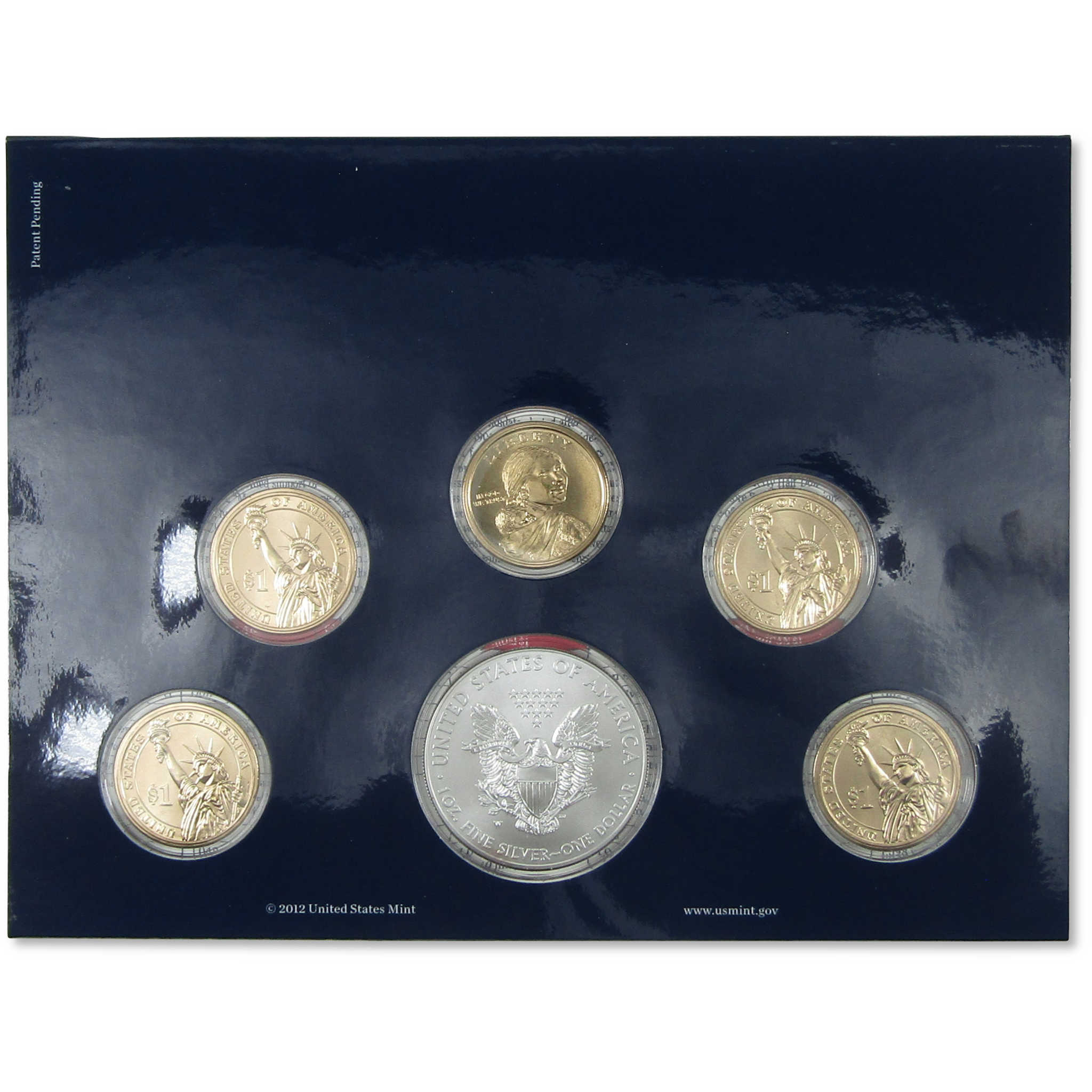 2012 U.S. Mint Annual Uncirculated Dollar Coin Set OGP COA SKU:CPC4840