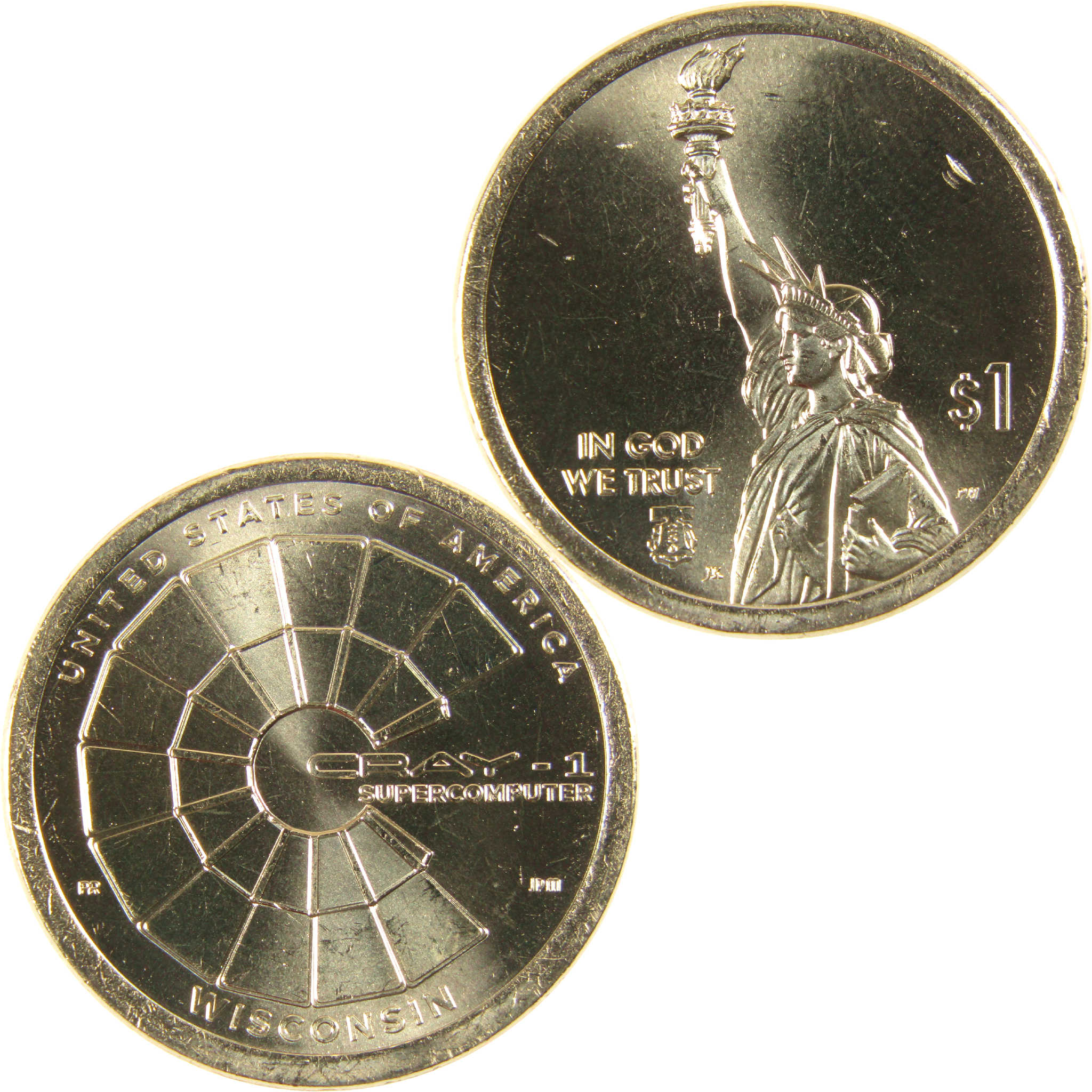 2026 P Wisconsin Cray-1 Supercomputer Innovation Dollar Uncirculated