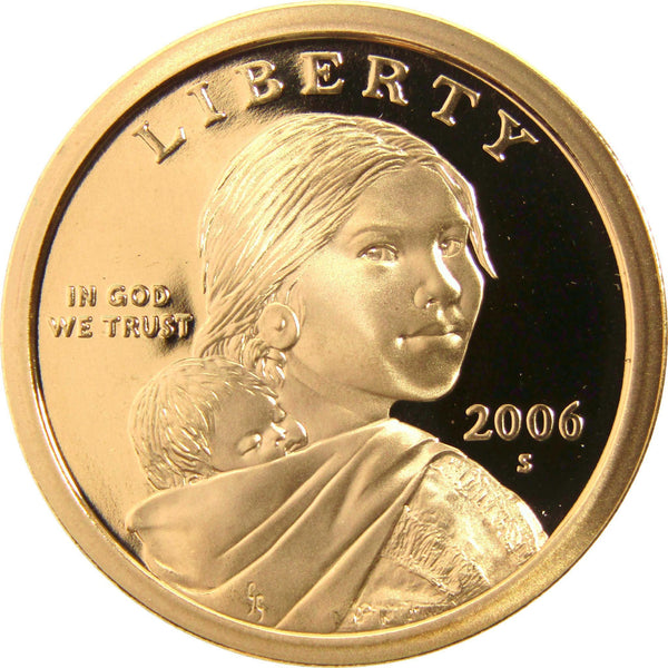 2006 S Sacagawea Native American Dollar Choice Proof $1 Coin