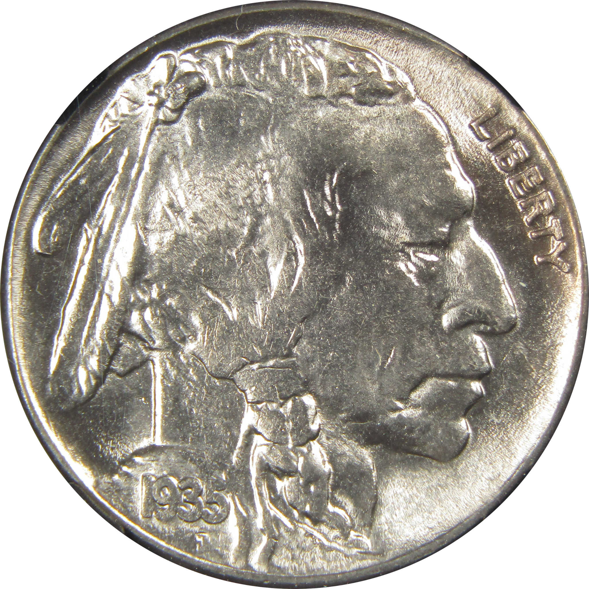 1935 Indian Head Buffalo Nickel MS 66 NGC Bag Fragment SKU:I20556
