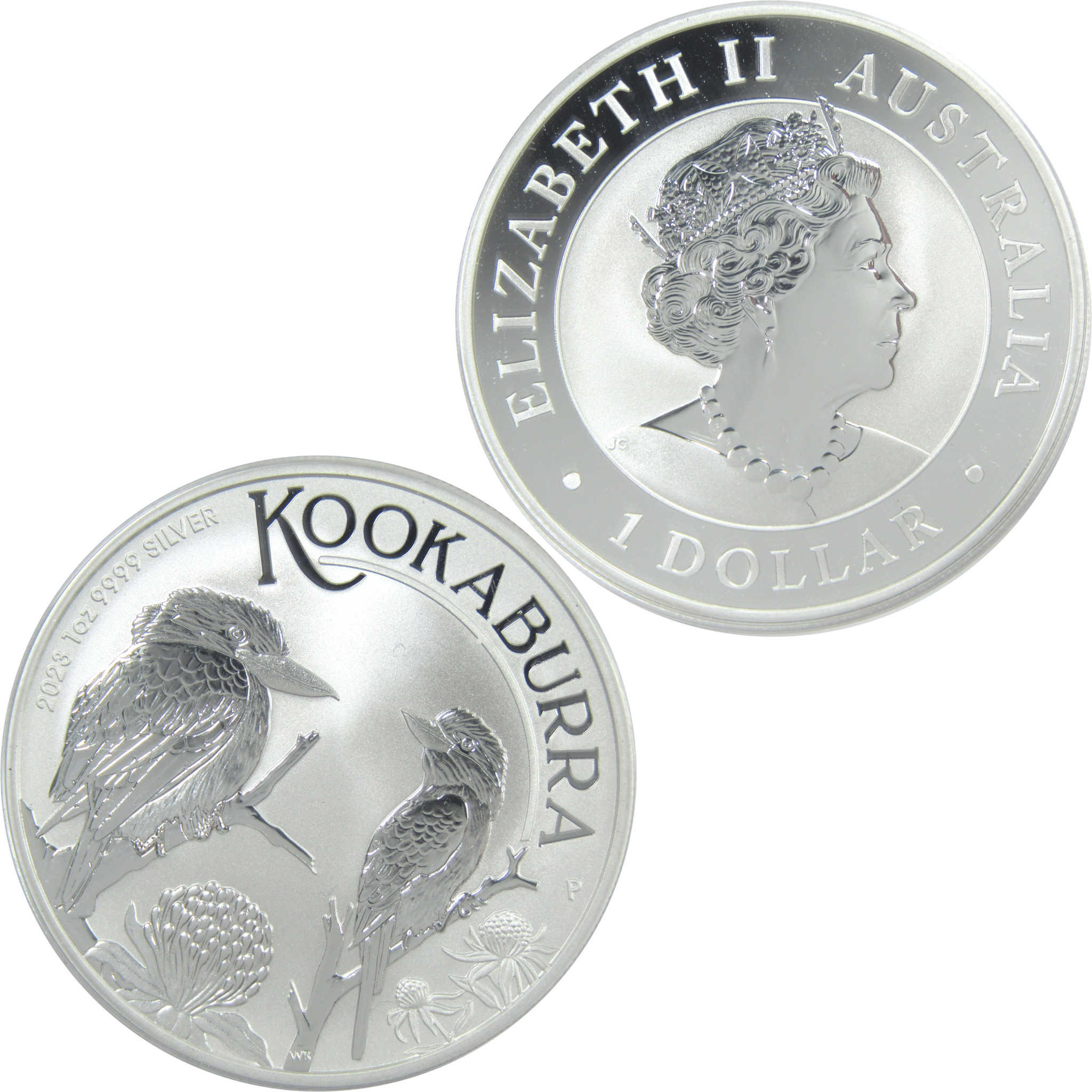 2023 P Australian Kookaburra Uncirculated 1 oz .9999 Silver Bullion $1