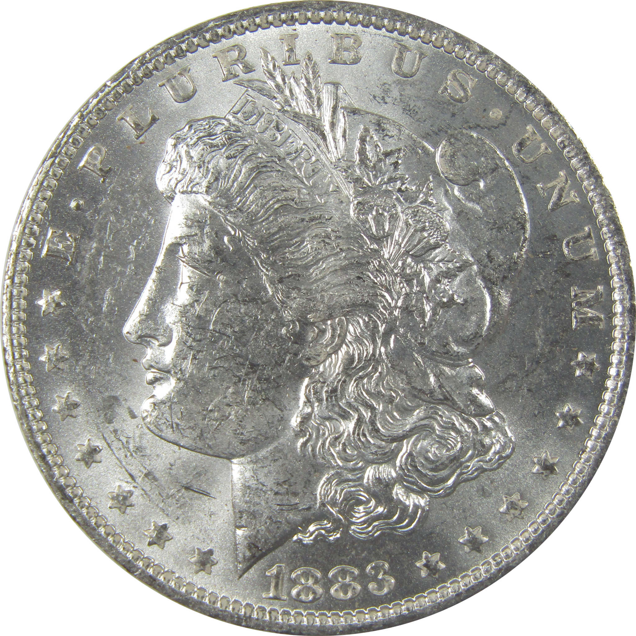 1883 O Morgan Silver Dollar Uncirculated Mint State $1 Coin SKU:I24832