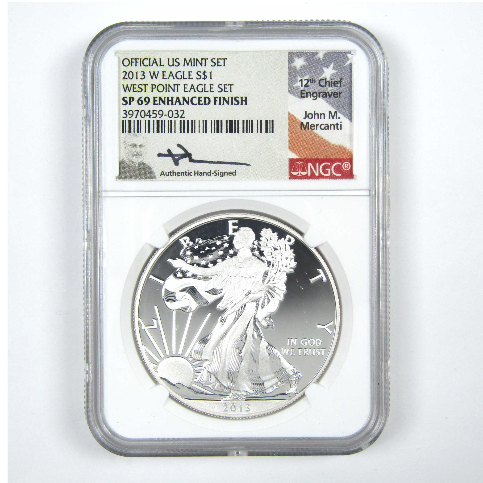 2013 American Eagle West Point Silver Set PF69 & SP69 NGC SKU:CPC7175