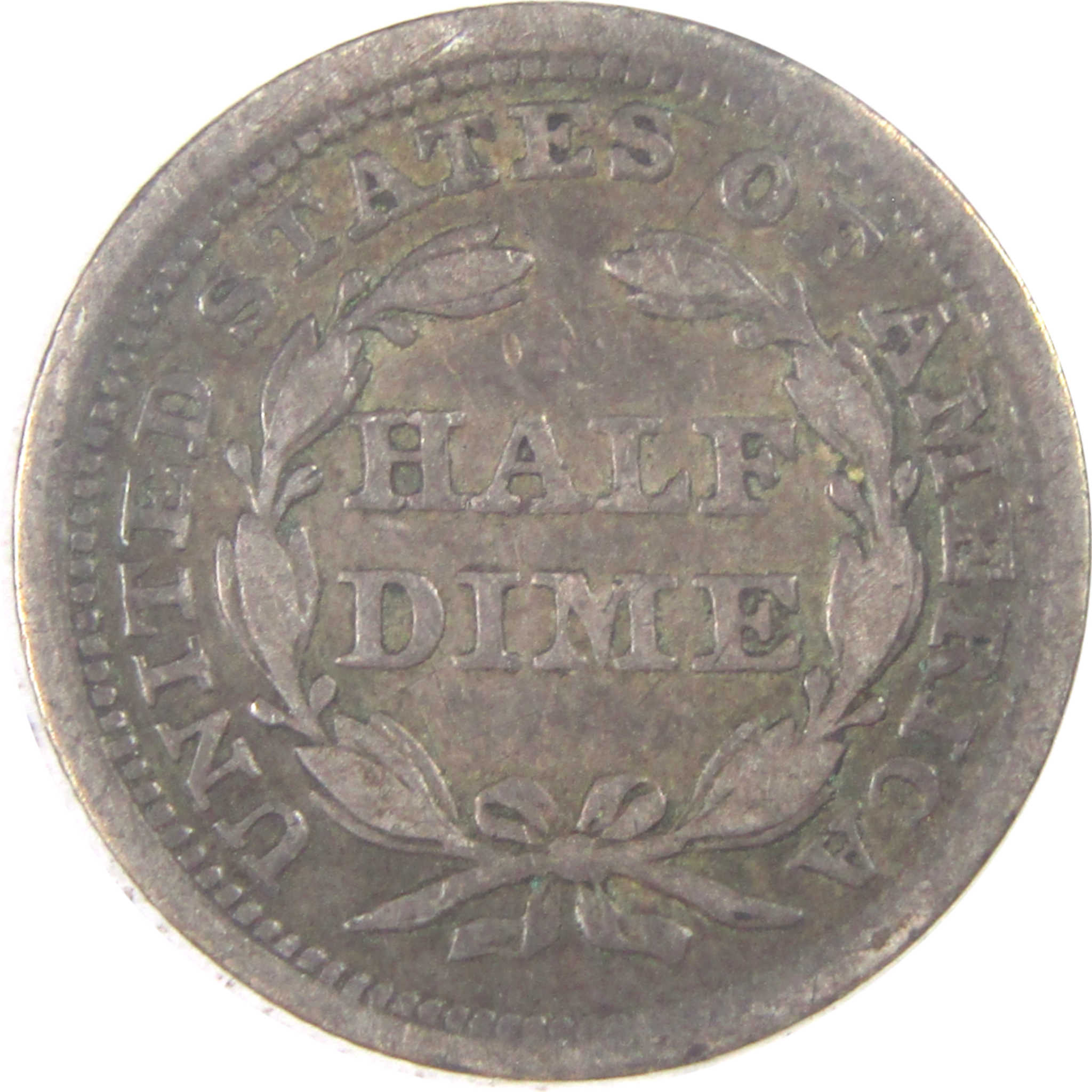 1857 Seated Liberty Half Dime VF Very Fine Silver 5c Coin SKU:I16931