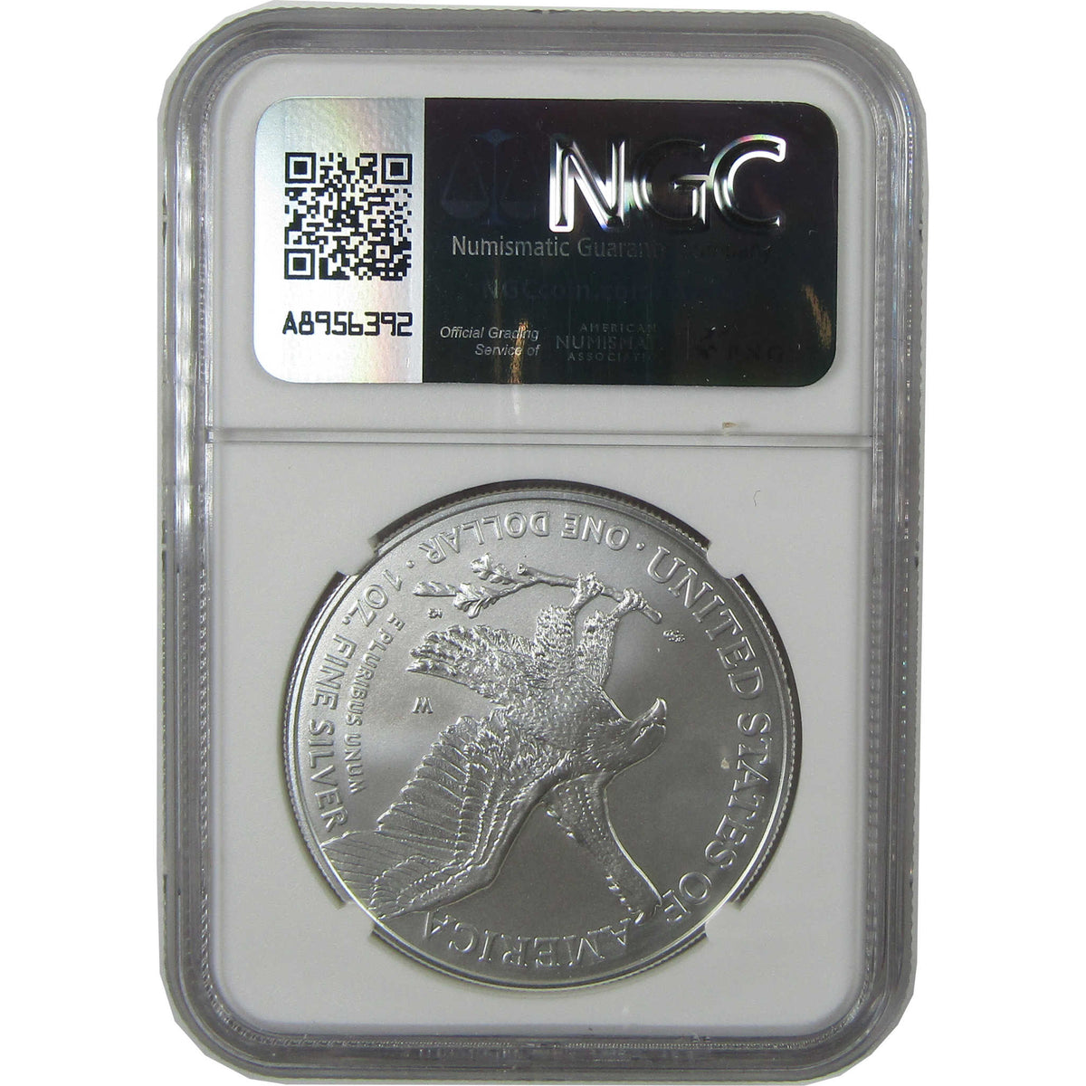 2025 W American Silver Eagle MS 70 NGC Burnished $1 Coin First Day