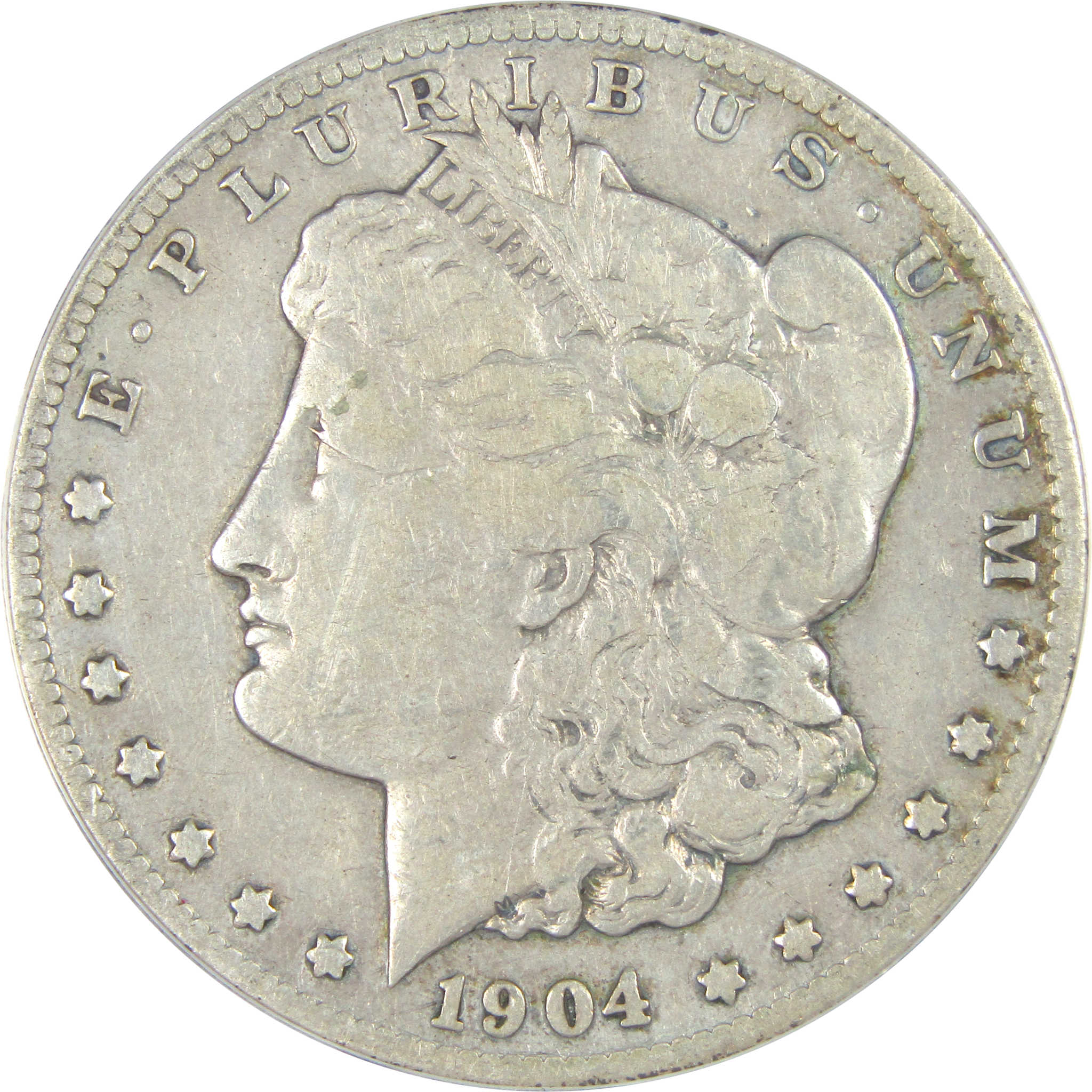 1904 S Morgan Dollar F 12 Details ANACS Silver $1 Coin SKU:I16232 - Morgan coin - Morgan silver dollar - Morgan silver dollar for sale - Profile Coins &amp; Collectibles