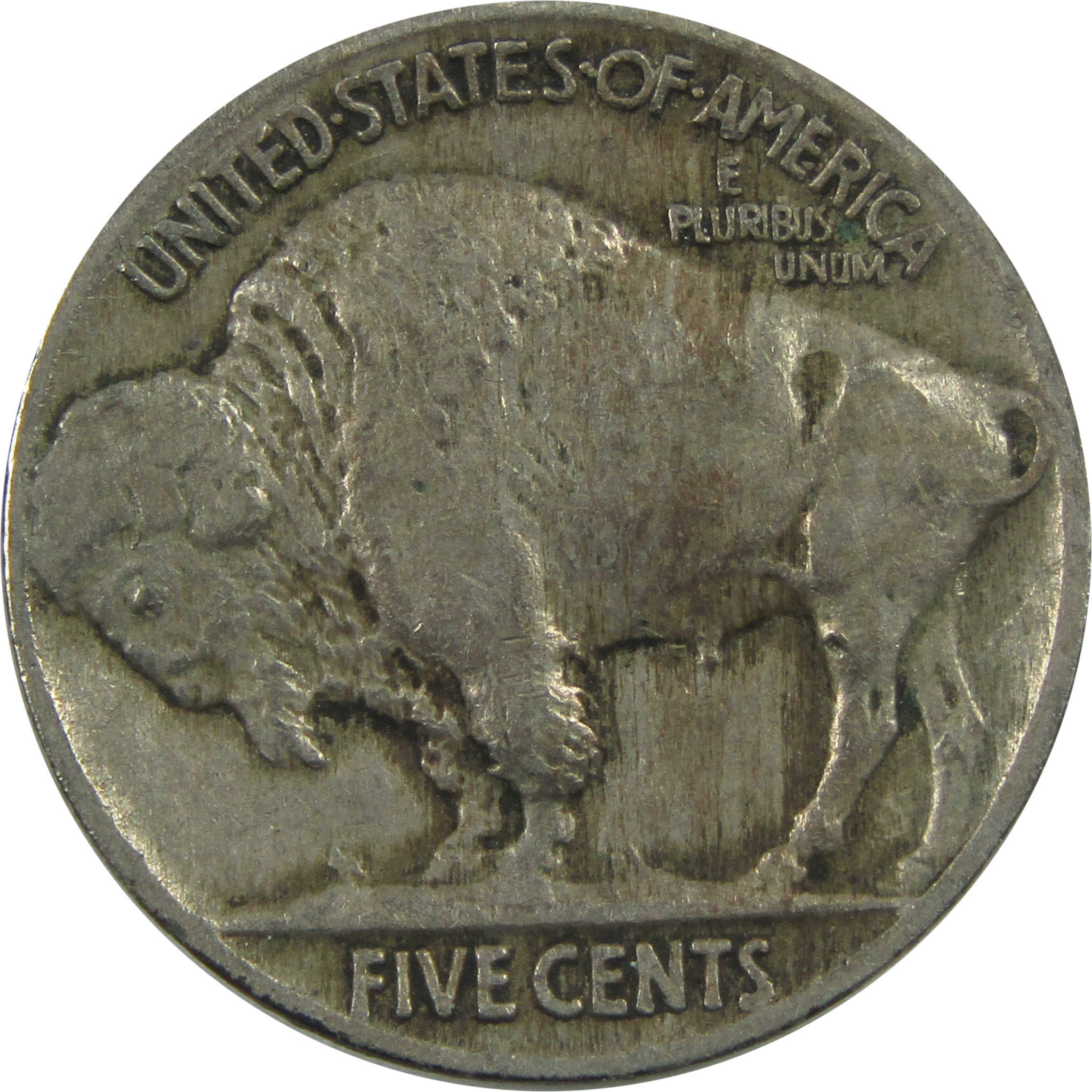 1916 Indian Head Buffalo Nickel F Fine 5c Coin SKU:I15499