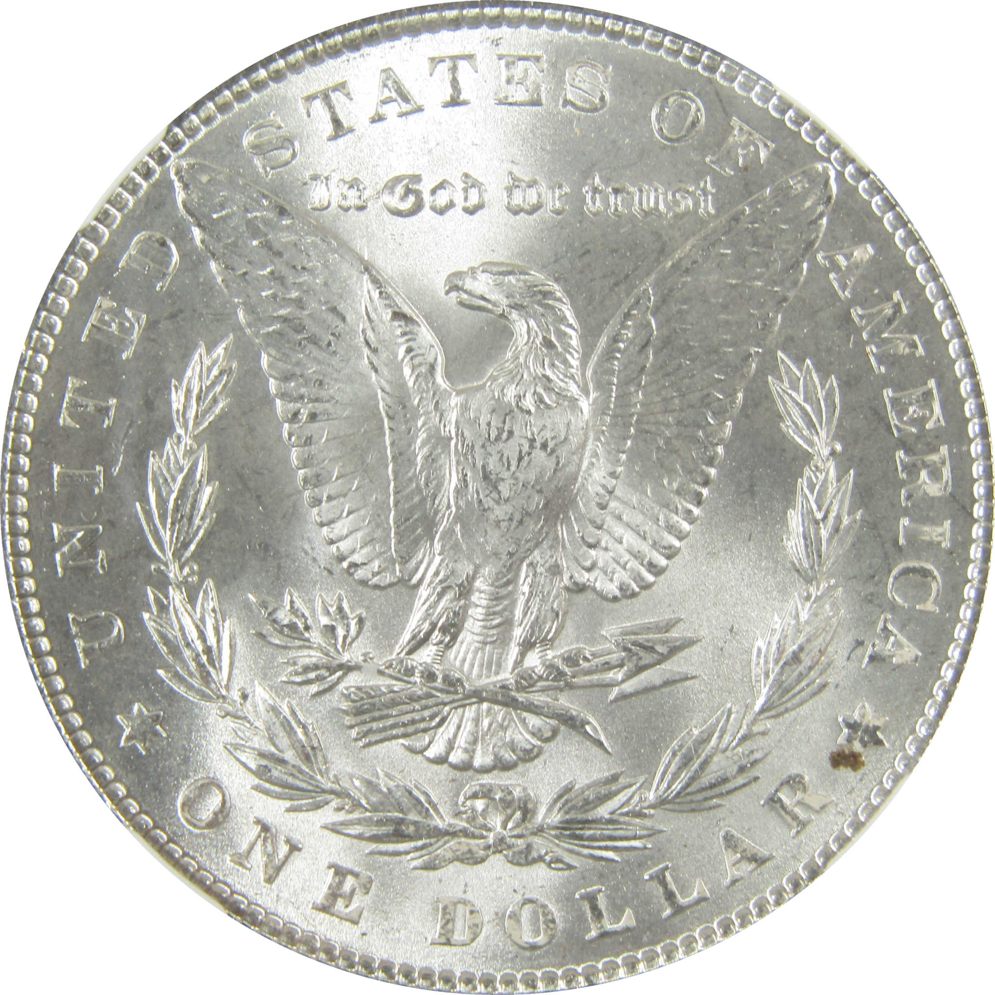 1887 Morgan Silver Dollar MS 64 NGC Toned Obverse SKU:I27542