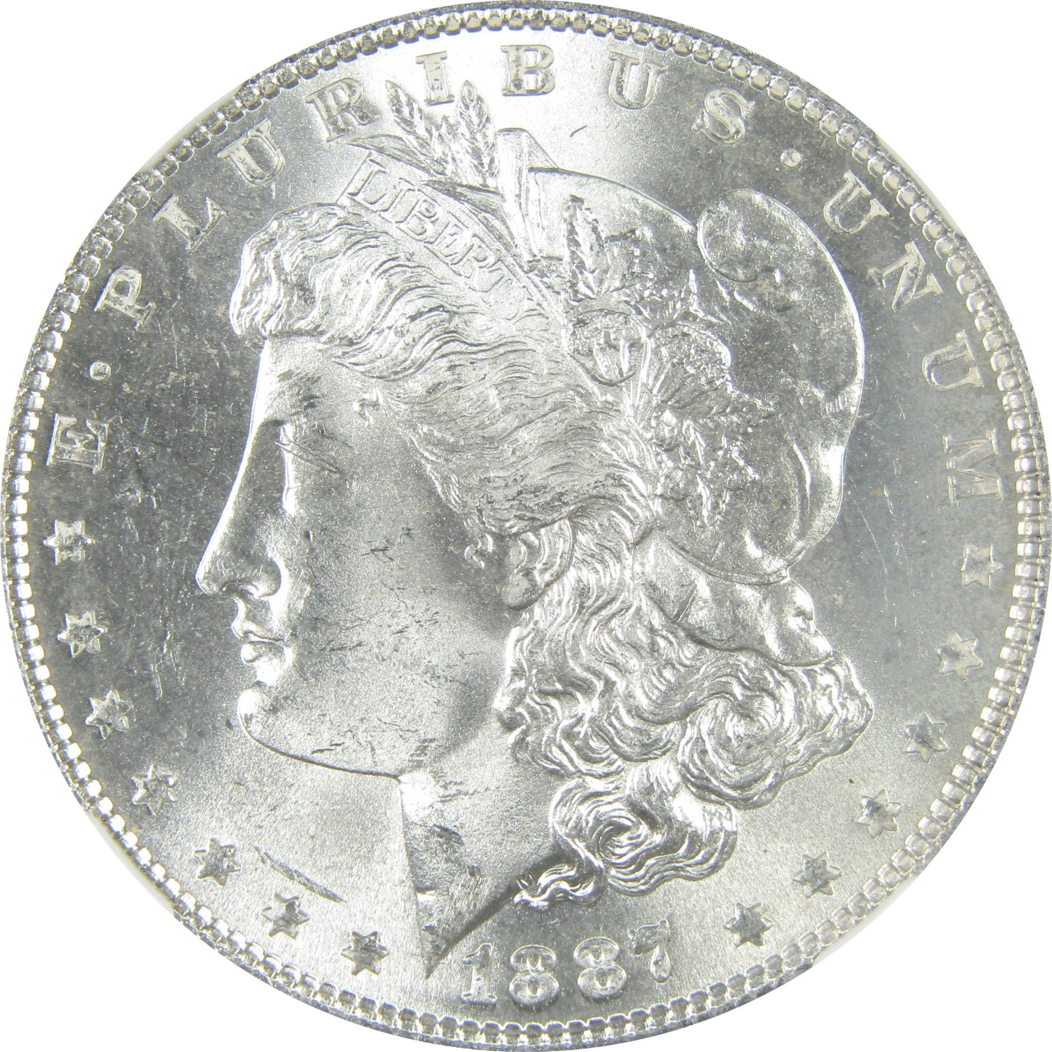 1887/1887 VAM-5 Doubled Date Morgan Silver Dollar MS 64 NGC SKU:I27563