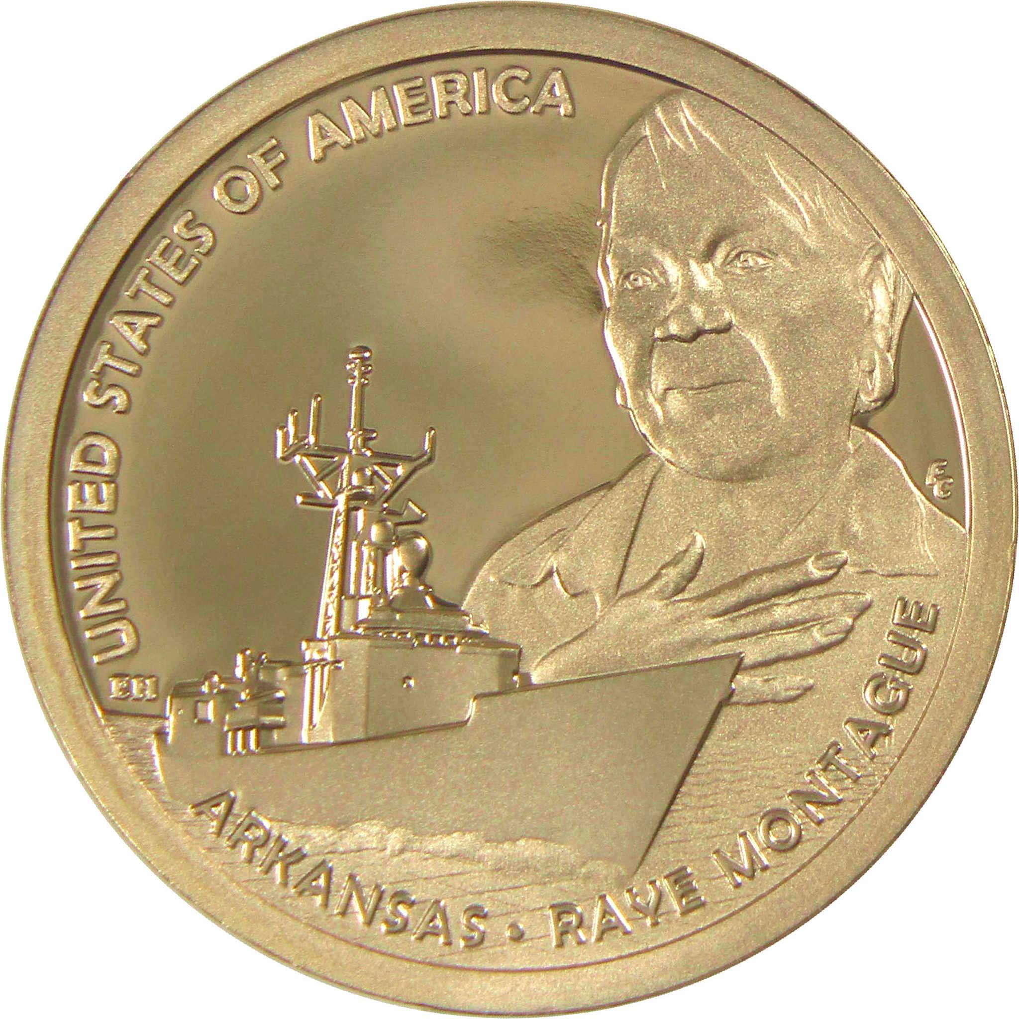 2025 S Arkansas Raye Montague American Innovation Dollar Proof $1 Coin