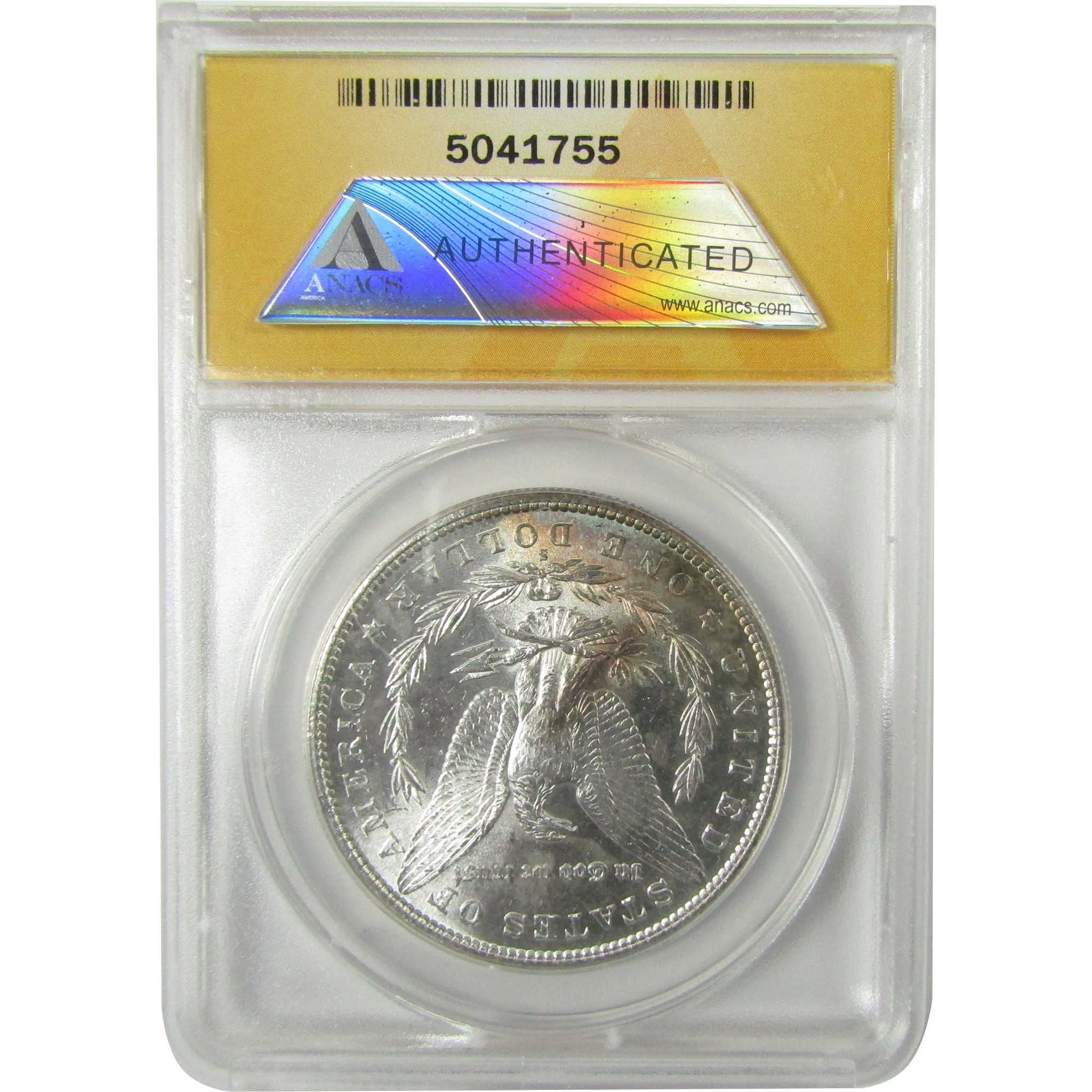 1881 S Morgan Silver Dollar MS 63 ANACS Uncirculated SKU:I28312