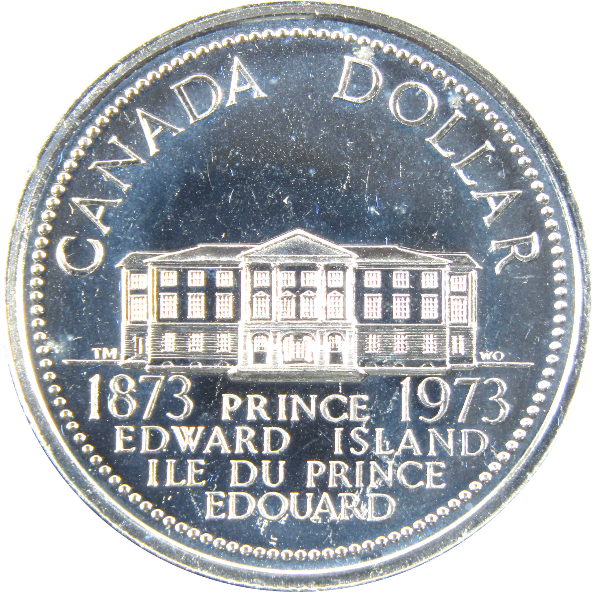 1973 Canadian Prince Edward Island Centennial Nickel $1 SKU:CPC7790