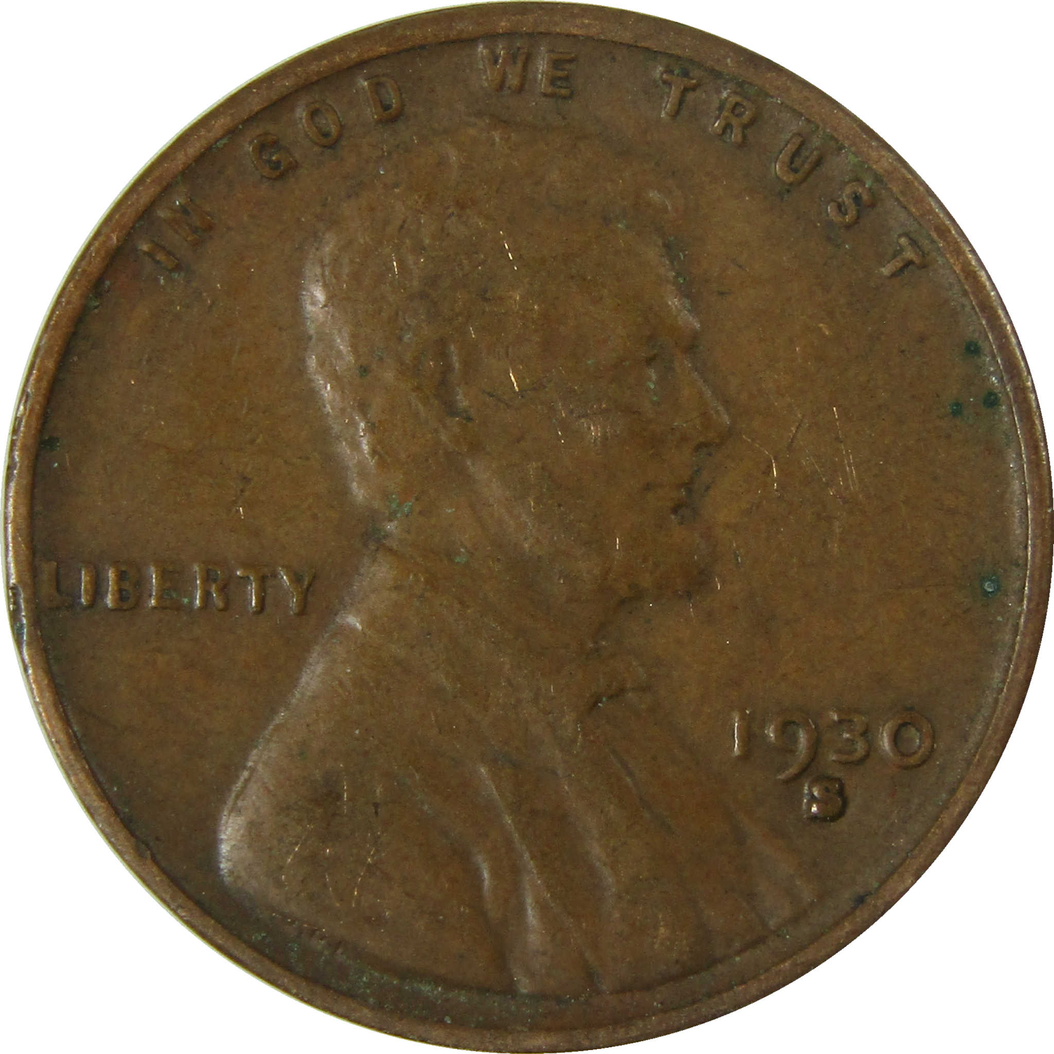 1930 S Lincoln Wheat Cent VF Very Fine Penny 1c Coin SKU:I26665