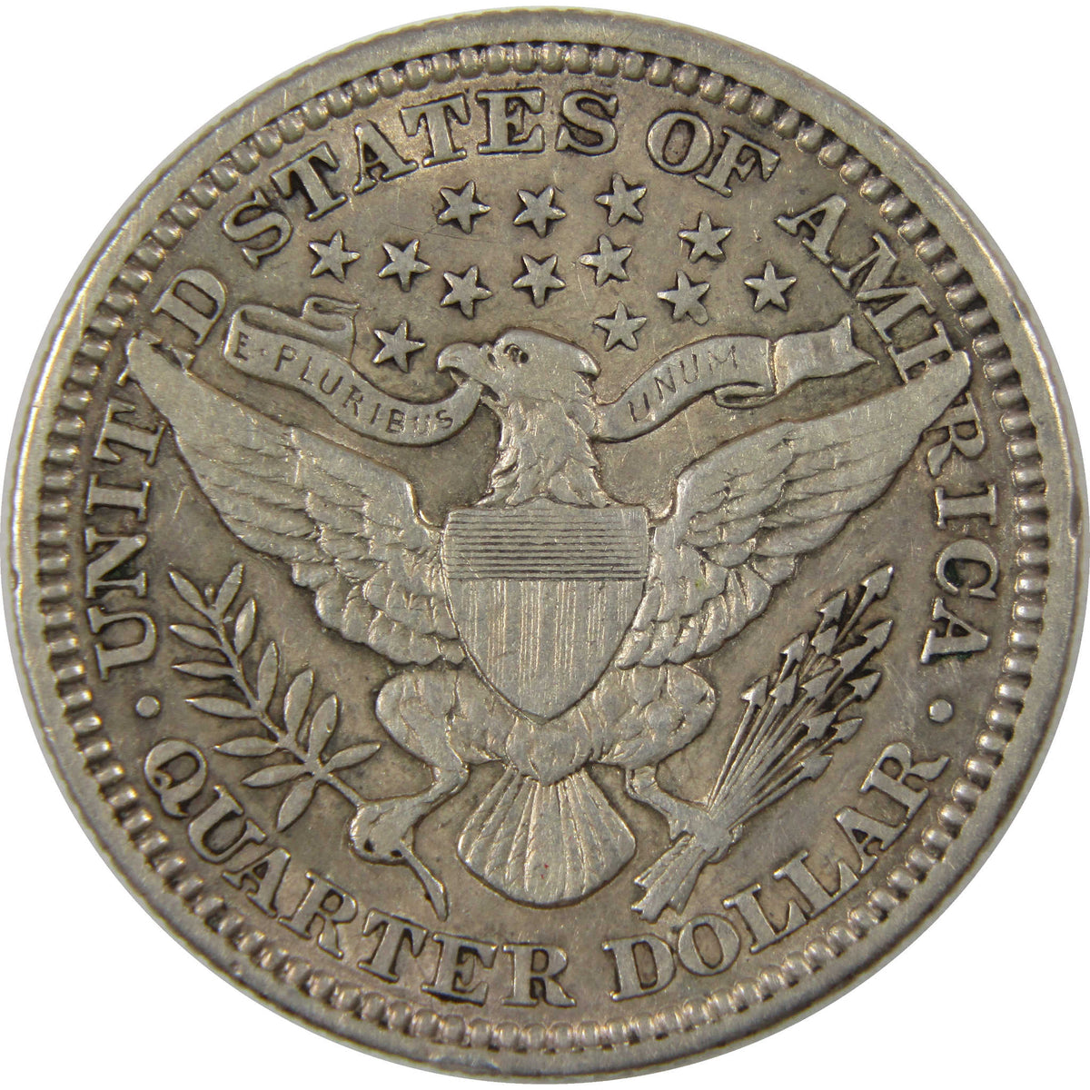 1915 Barber Silver Quarter XF EF Extremely Fine 25c Coin Collectible