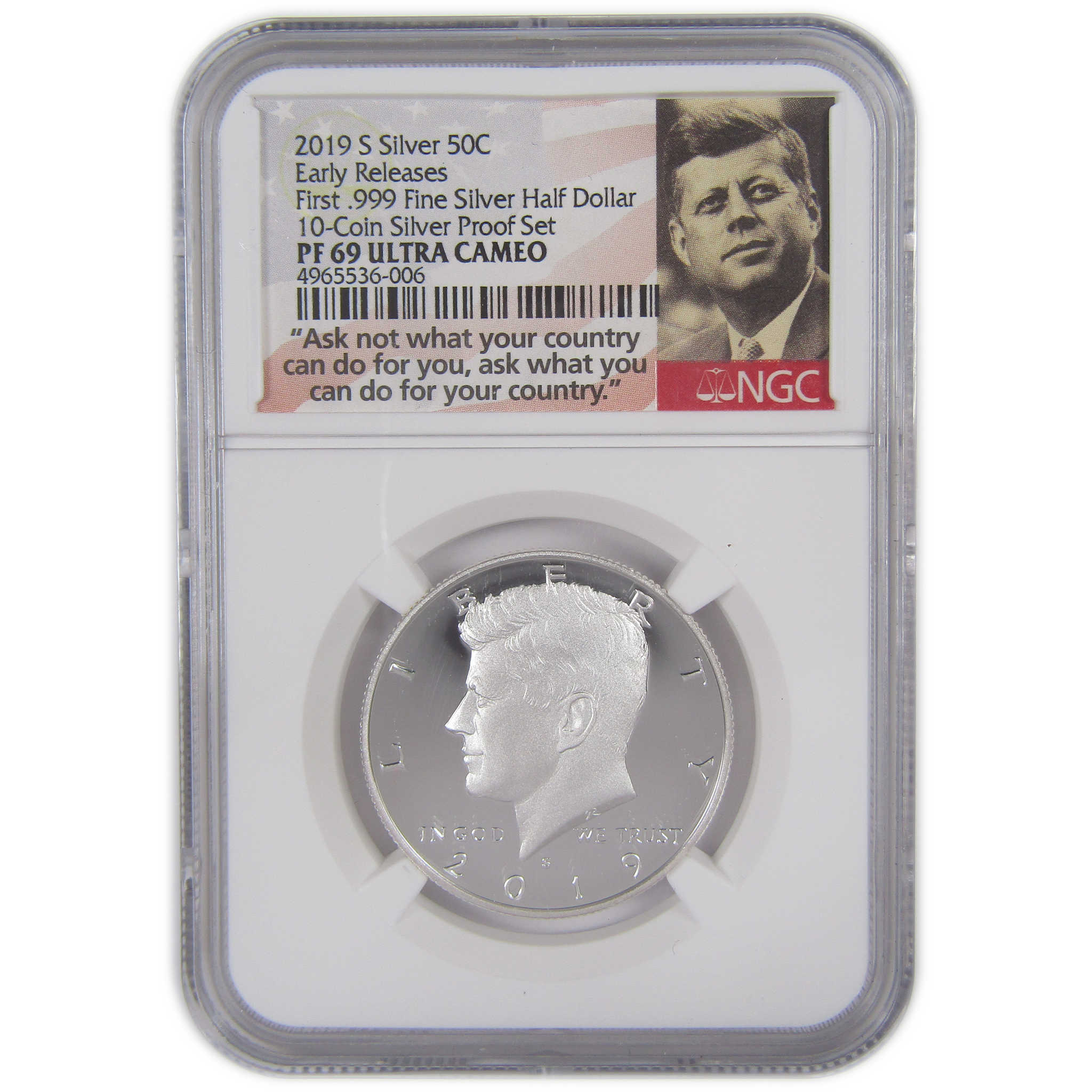 2019 S Kennedy Half Dollar PF 69 UCAM NGC Silver Proof 50c SKU:CPC9659