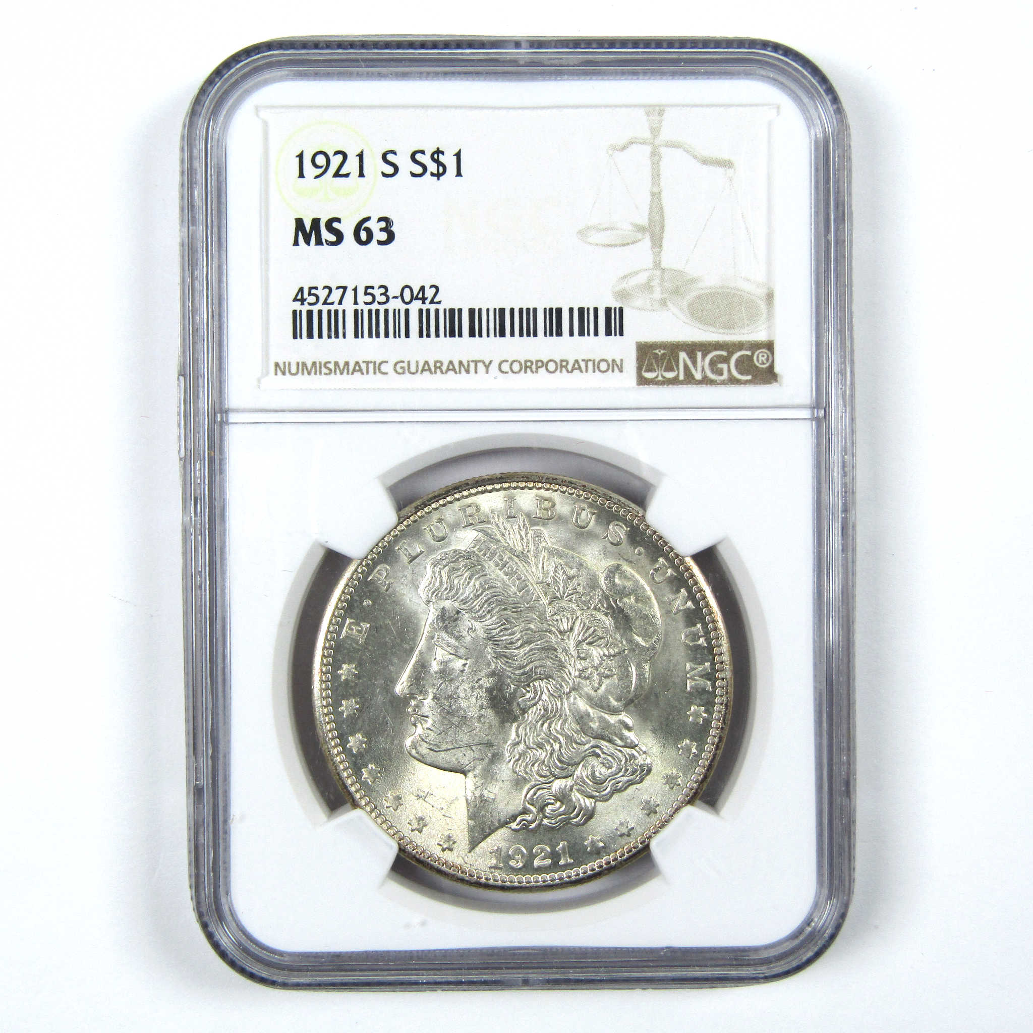 1921 S Morgan Dollar MS 63 NGC Silver $1 Uncirculated Coin SKU:I14658 - Morgan coin - Morgan silver dollar - Morgan silver dollar for sale - Profile Coins &amp; Collectibles