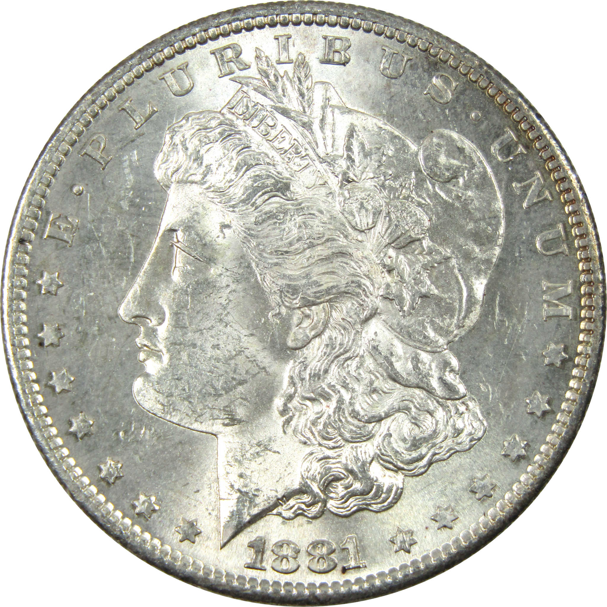 1881 S Morgan Dollar Uncirculated Silver $1 Coin SKU:I14835 - Morgan coin - Morgan silver dollar - Morgan silver dollar for sale - Profile Coins &amp; Collectibles