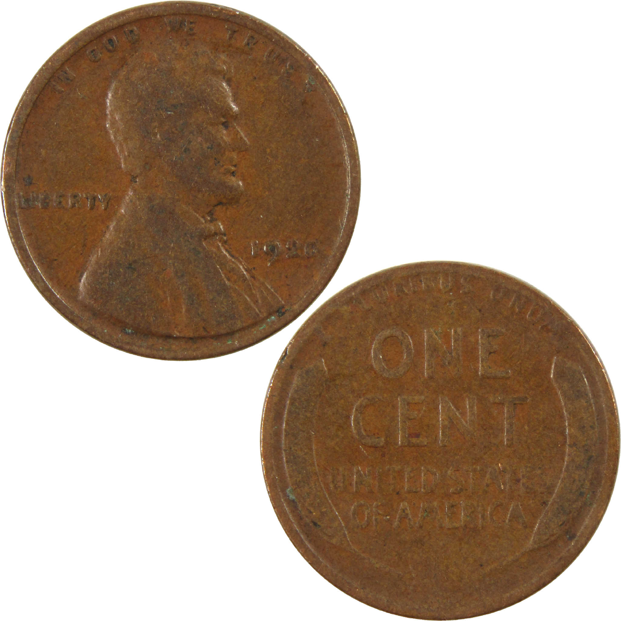 1920 Lincoln Wheat Cent G Good Penny 1c Coin