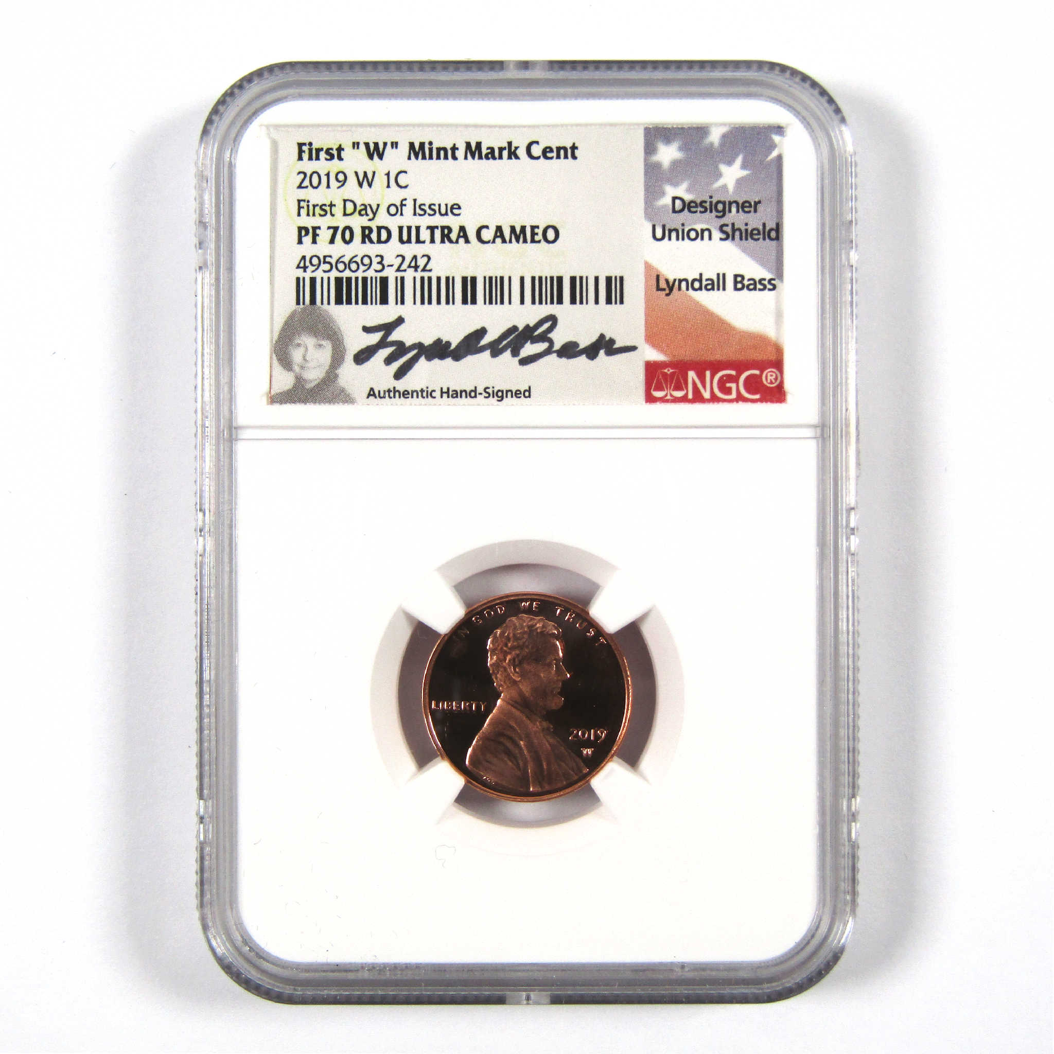 2019 W Lincoln Shield PF 70 UCAM NGC Penny 1c First Day SKU:CPC3971