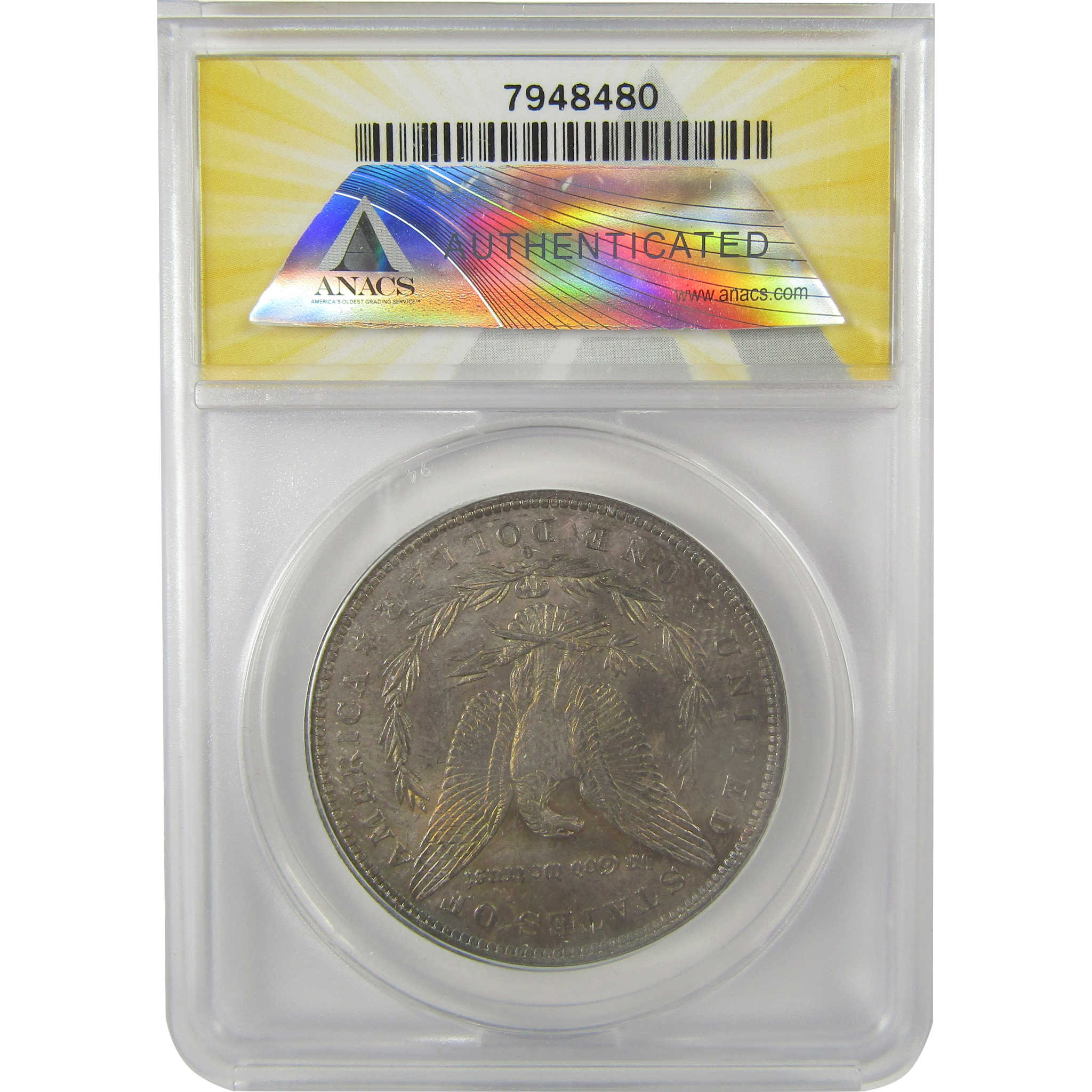 1882 O/S VAM-4 Recessed Top 100 Morgan Dollar MS 62 ANACS SKU:I21947 - Morgan coin - Morgan silver dollar - Morgan silver dollar for sale - Profile Coins &amp; Collectibles