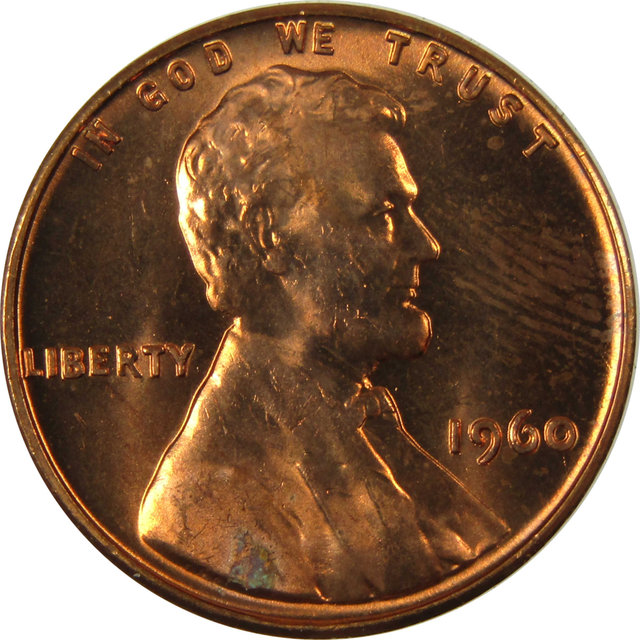 1960 Small Date Lincoln Memorial 1c Uncirculated Mint State SKU:I26578