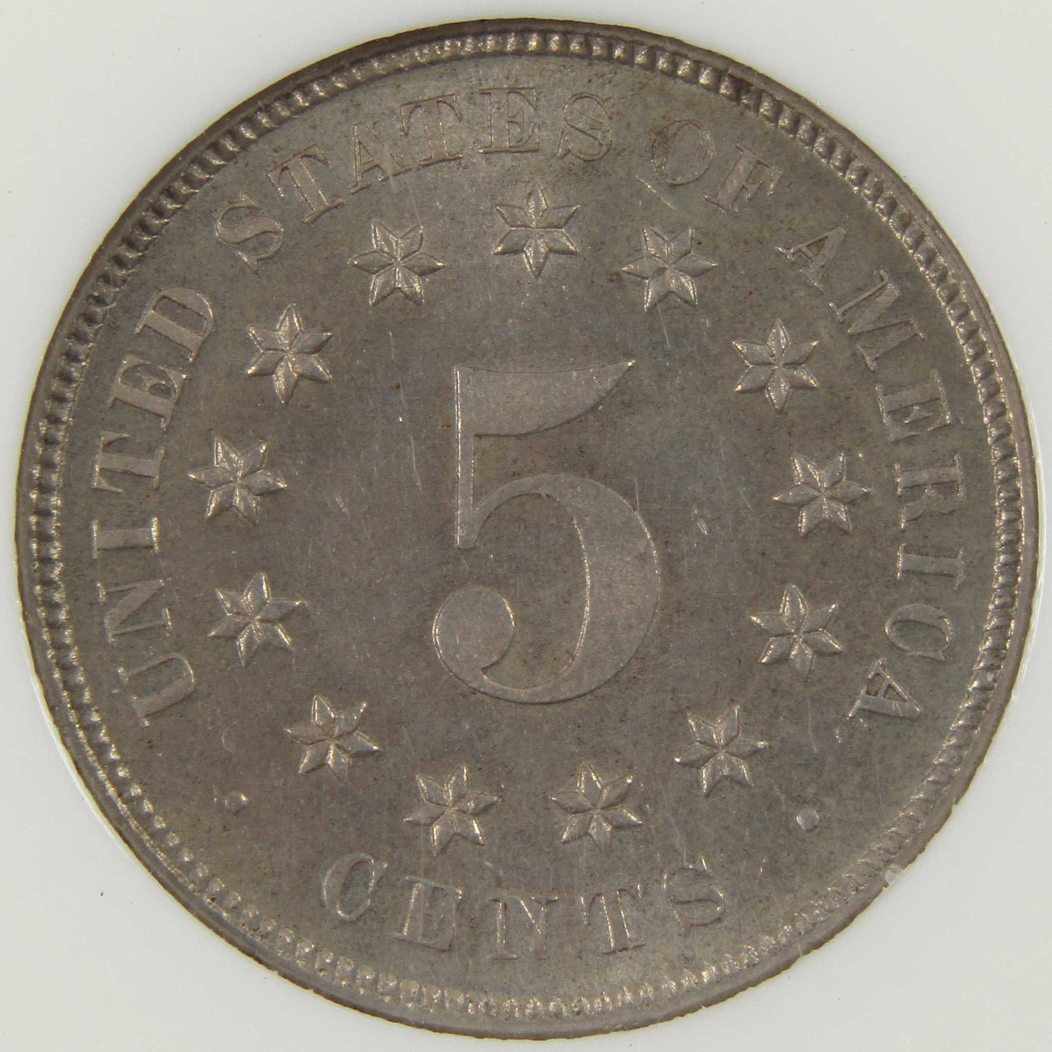 1882 Shield Nickel MS 63 NGC 5c Uncirculated Coin SKU:I9748