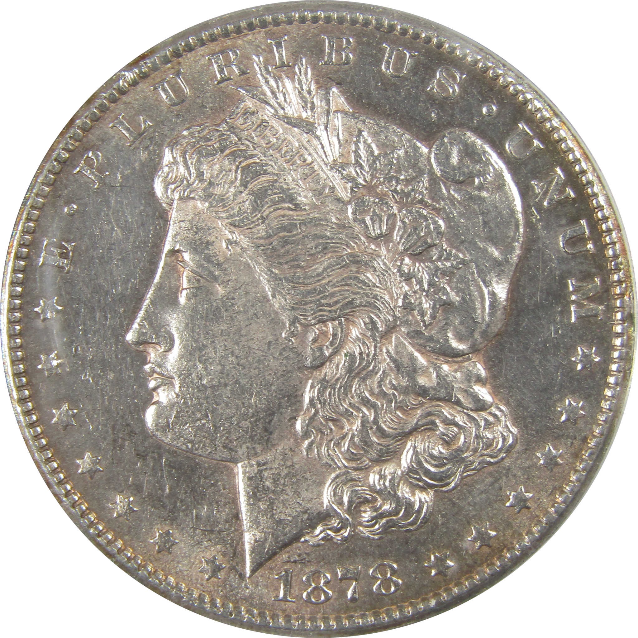 1878 CC Morgan Dollar AU 55 ANACS Silver $1 Coin SKU:I20823 - Morgan coin - Morgan silver dollar - Morgan silver dollar for sale - Profile Coins &amp; Collectibles
