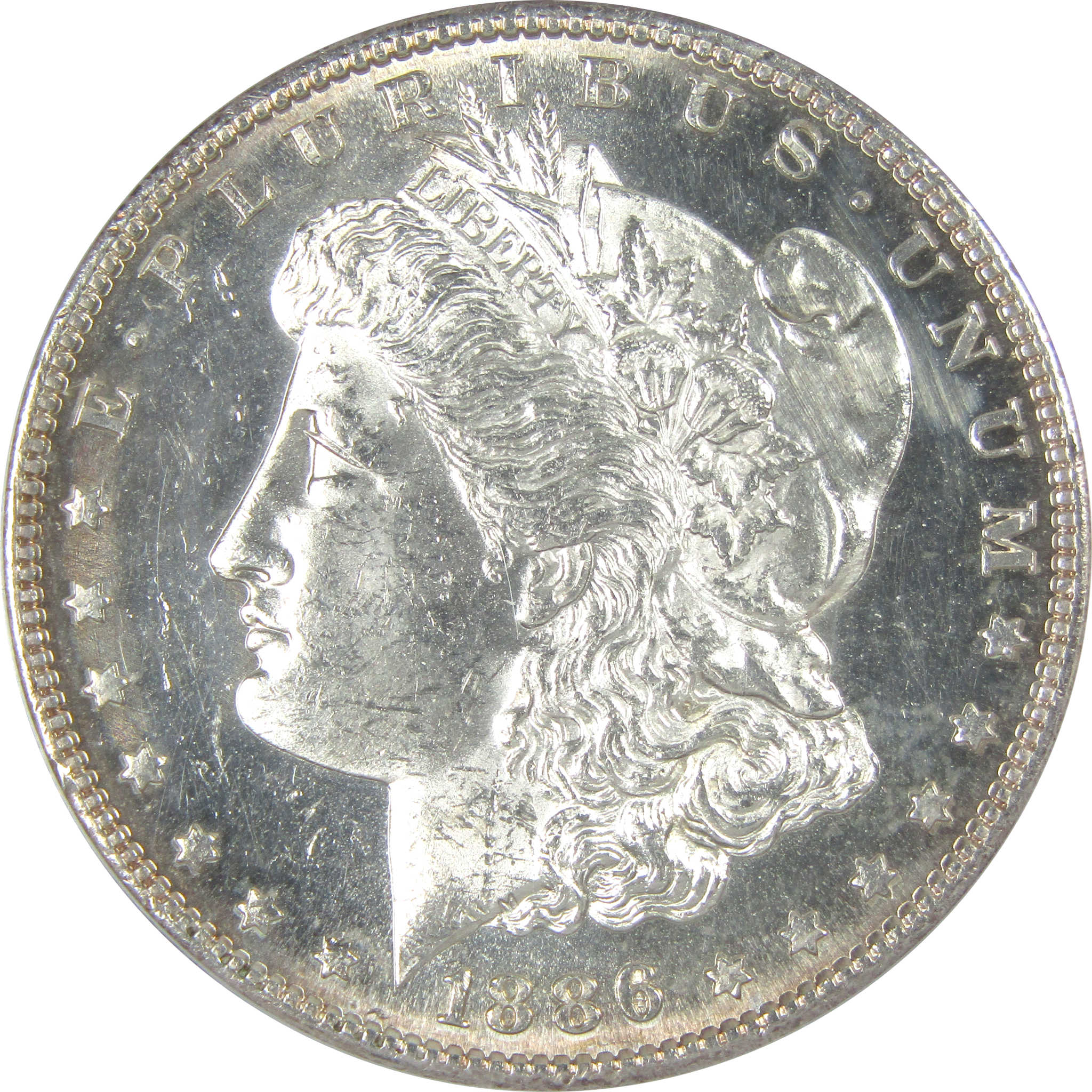 1886 S Morgan Dollar MS 60 Details ANACS Silver $1 Coin SKU:I16196 - Morgan coin - Morgan silver dollar - Morgan silver dollar for sale - Profile Coins &amp; Collectibles