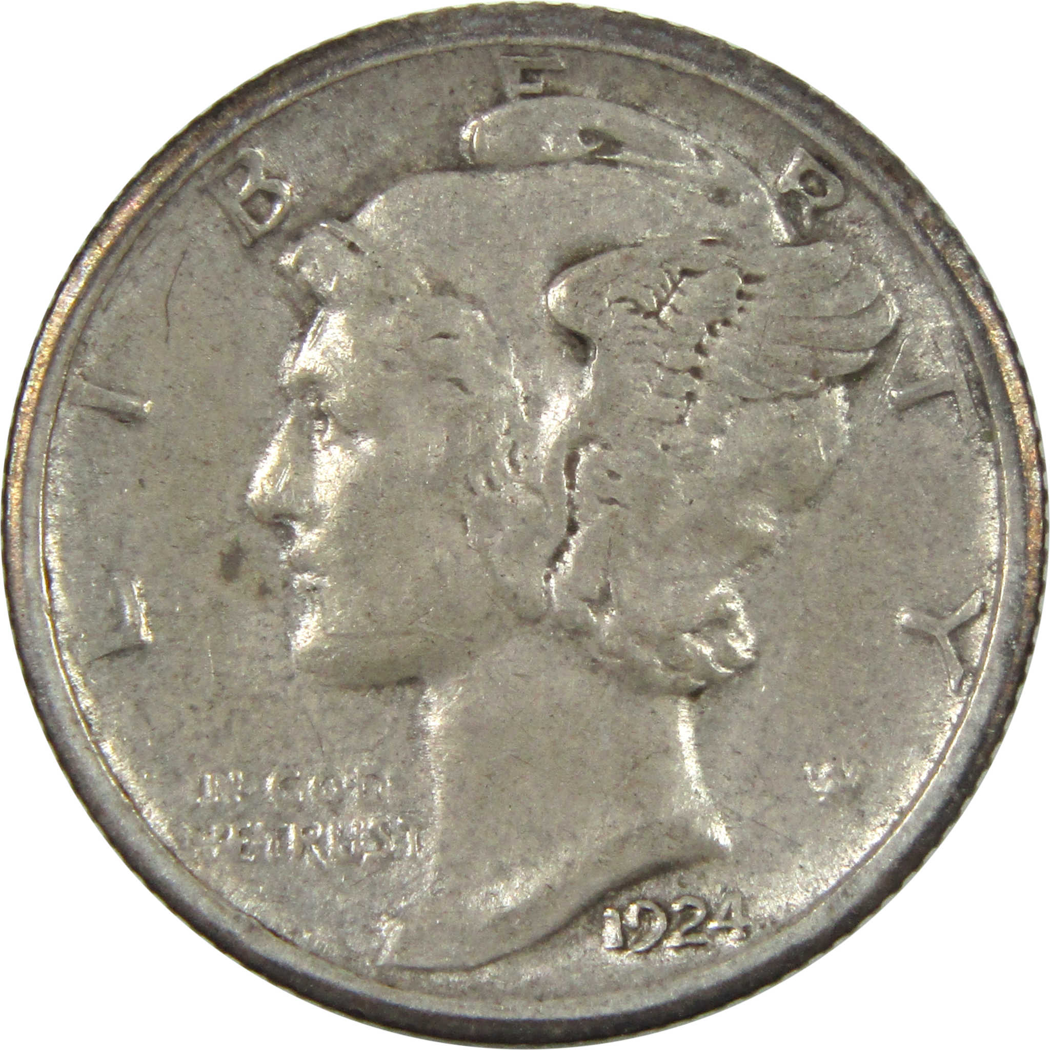 1924 S Mercury Dime XF EF Extremely Fine Silver 10c Coin SKU:I14066