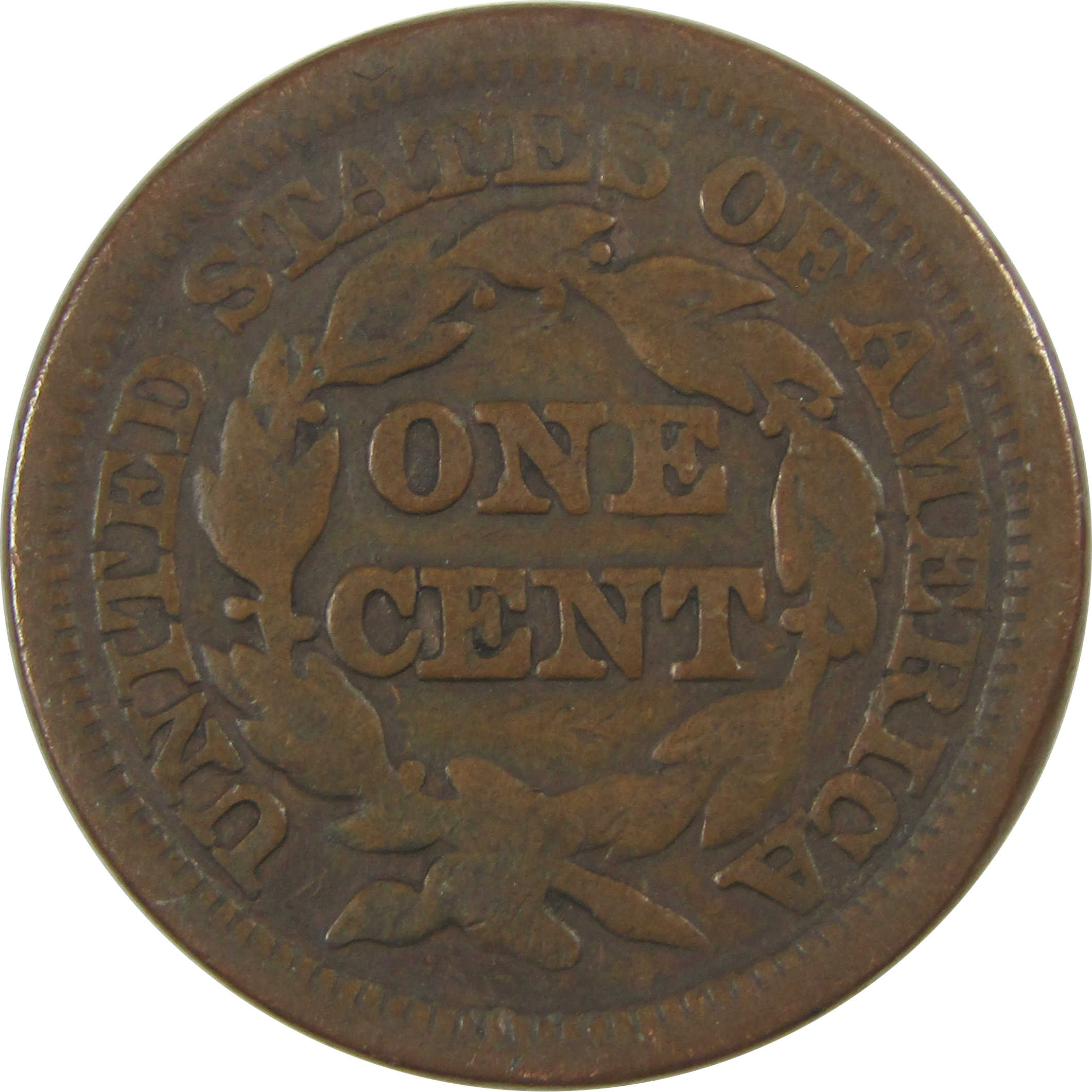 1846 Small Date Braided Hair Large Cent VG Details Copper SKU:CPC0769