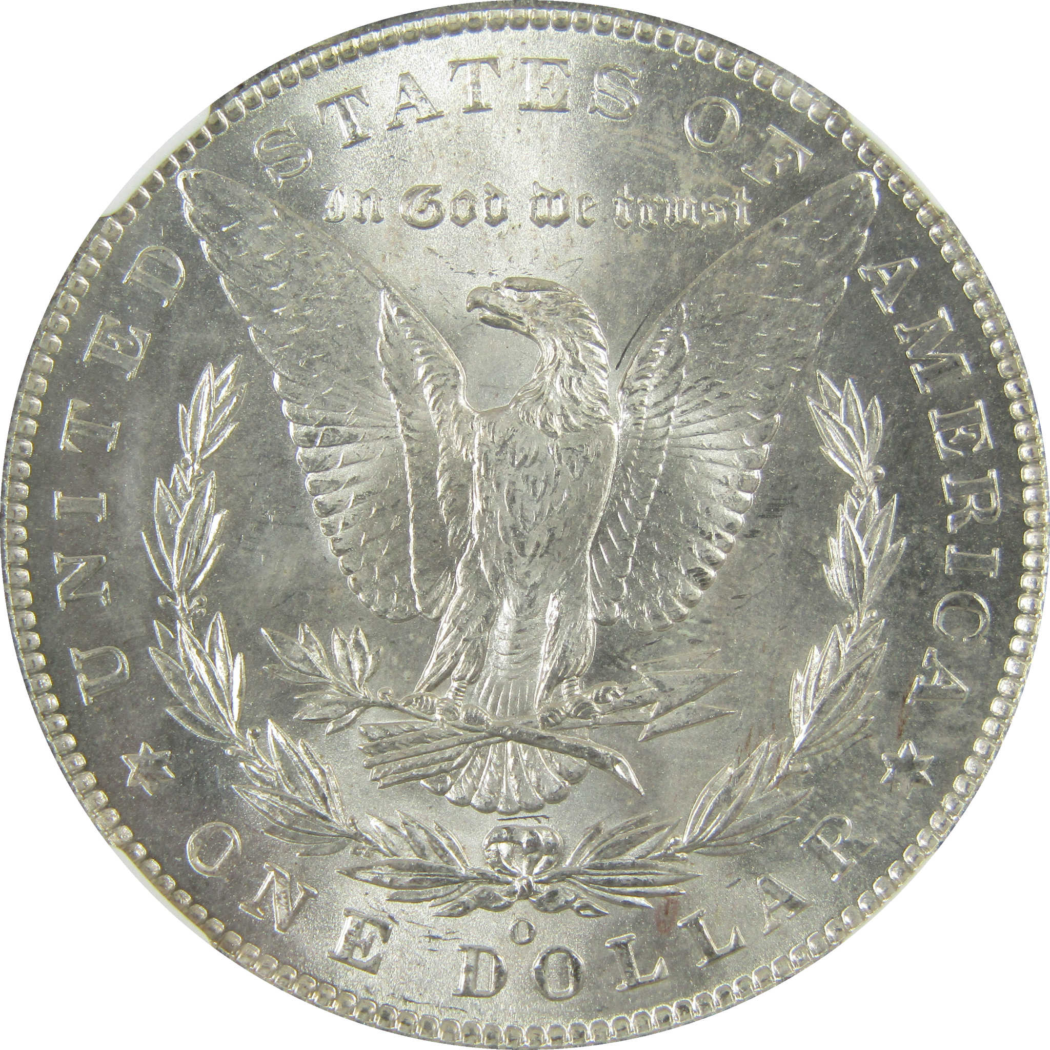 1885 O Morgan Silver Dollar MS 63 NGC Toned Obverse SKU:I27523