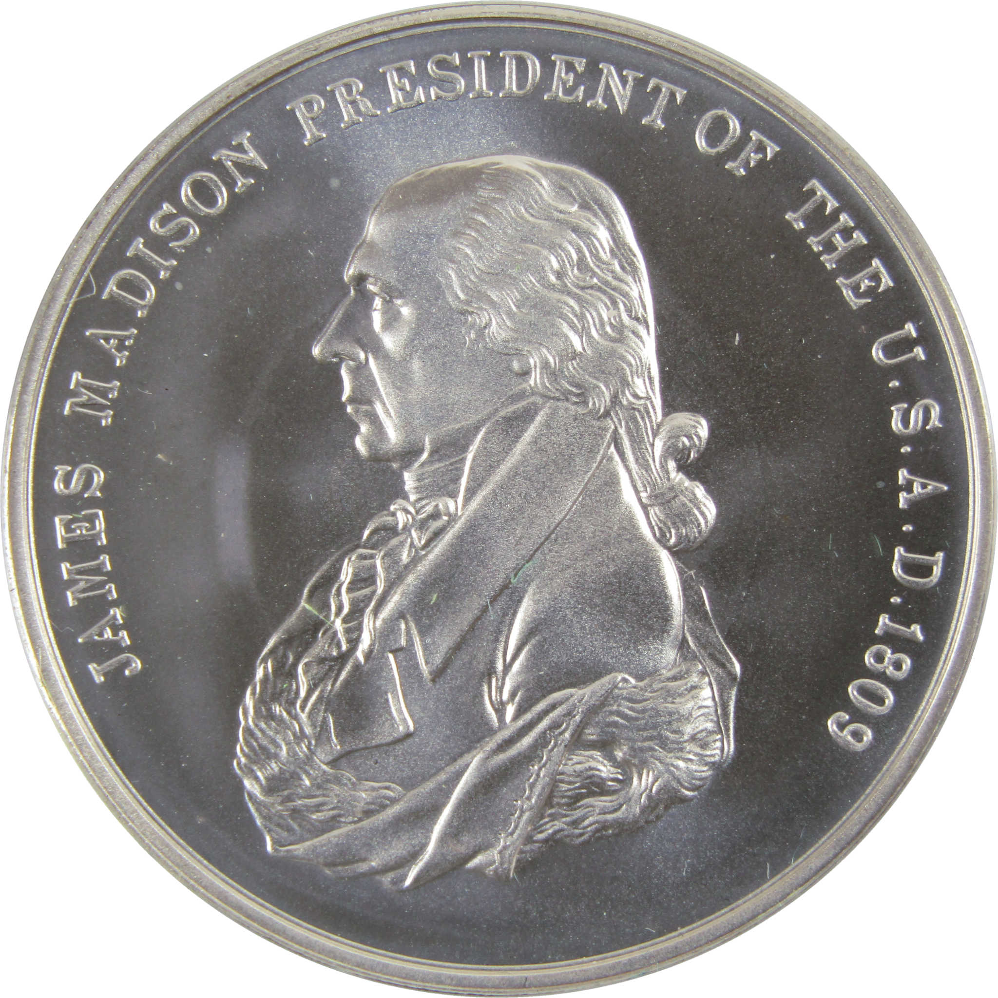 James Madison Presidential 1 oz Silver Medal Unc SKU:CPC3610