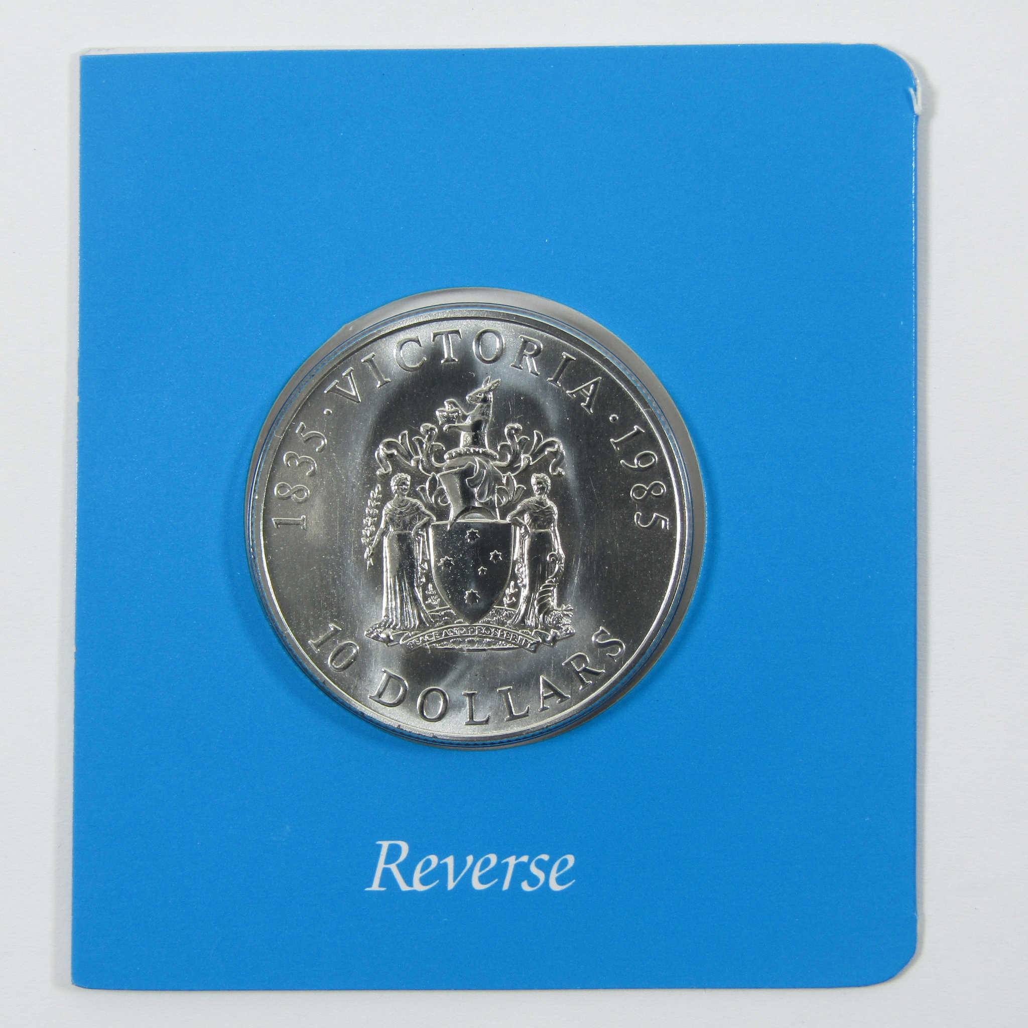 1985 Australia Victoria 20 g .925 Silver $10 SKU:CPC6228