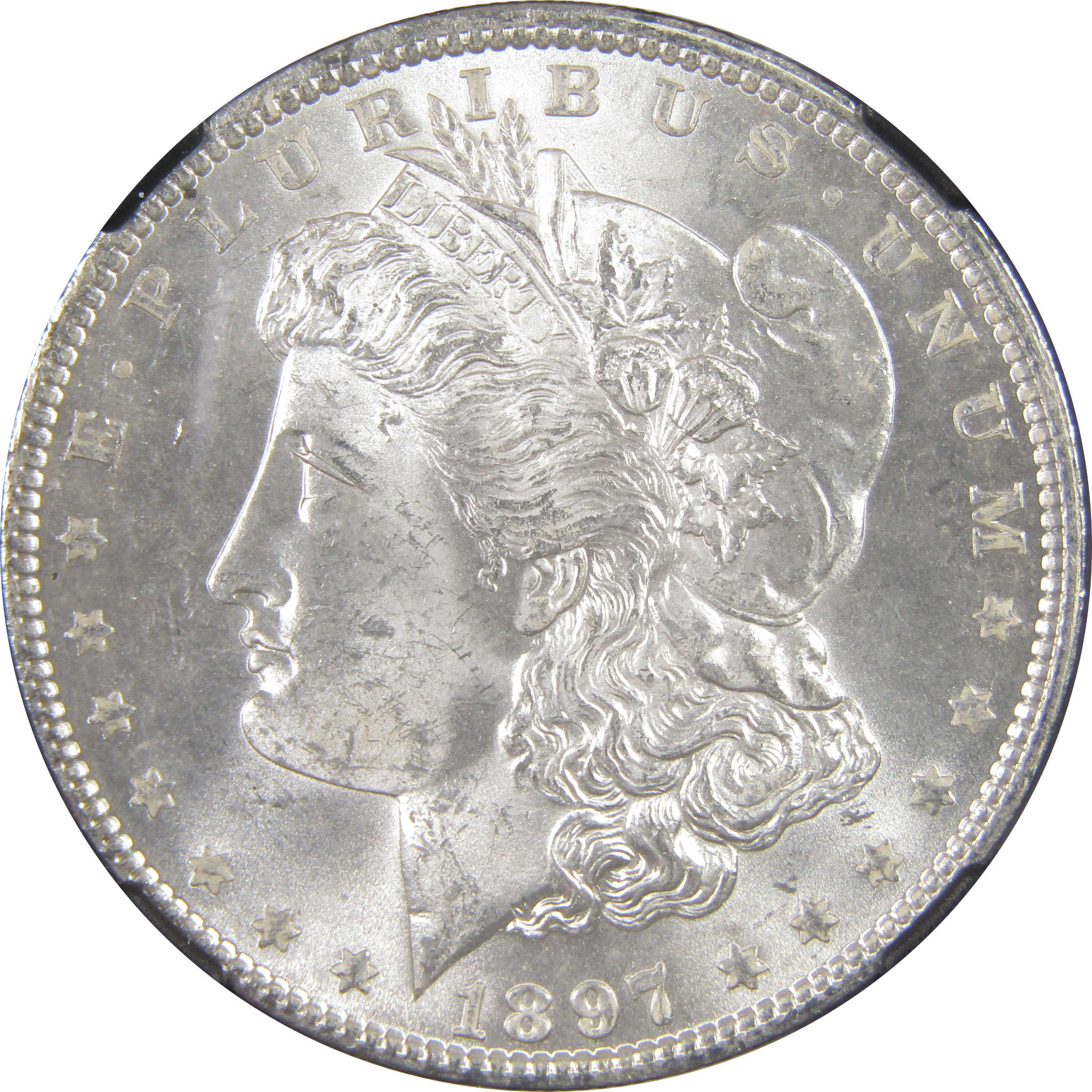 1897 Morgan Dollar MS 63 NGC Silver Original Bag Fragment SKU:I18273 - Morgan coin - Morgan silver dollar - Morgan silver dollar for sale - Profile Coins &amp; Collectibles