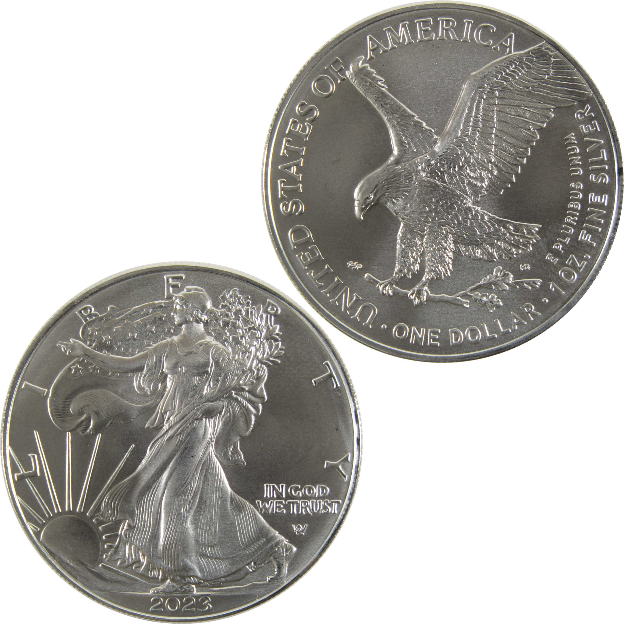 2023 American Eagle BU Uncirculated 1 oz .999 Silver Bullion $1 Coin