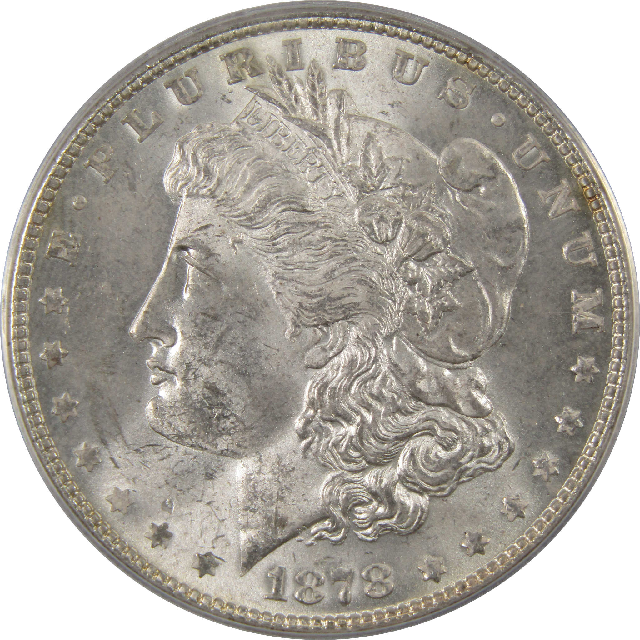 1878 7TF Rev 78 Morgan Dollar MS 63 ANACS 90% Silver $1 SKU:I10161 - Morgan coin - Morgan silver dollar - Morgan silver dollar for sale - Profile Coins &amp; Collectibles