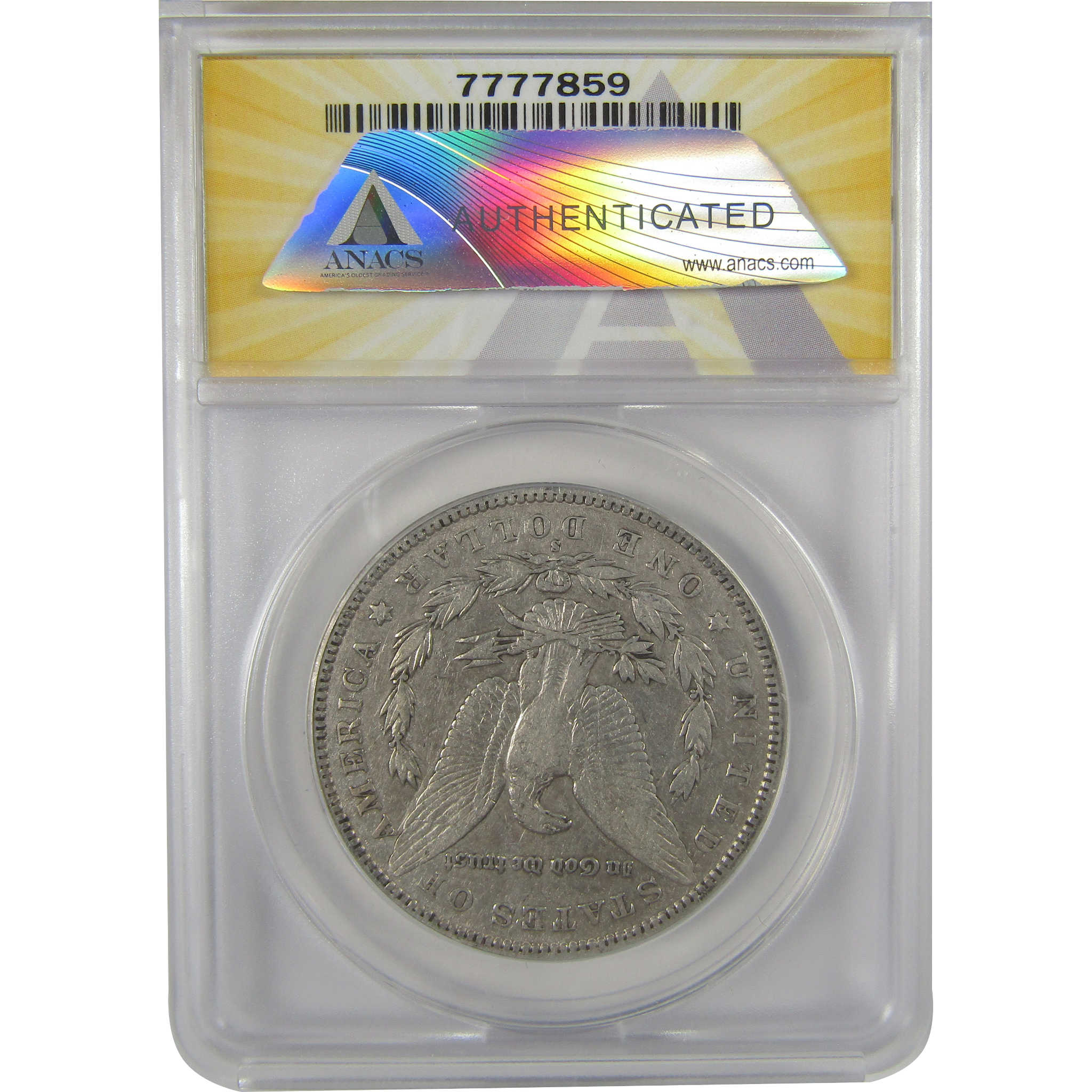 1895 S Morgan Dollar F 15 Details ANACS Silver $1 Coin SKU:I19300 - Morgan coin - Morgan silver dollar - Morgan silver dollar for sale - Profile Coins &amp; Collectibles