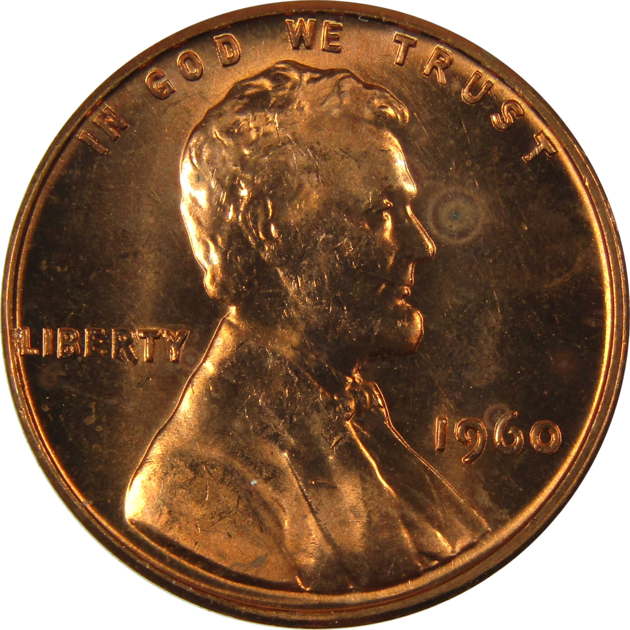 1960 Small Date Lincoln Memorial 1c Uncirculated Mint State SKU:I26572