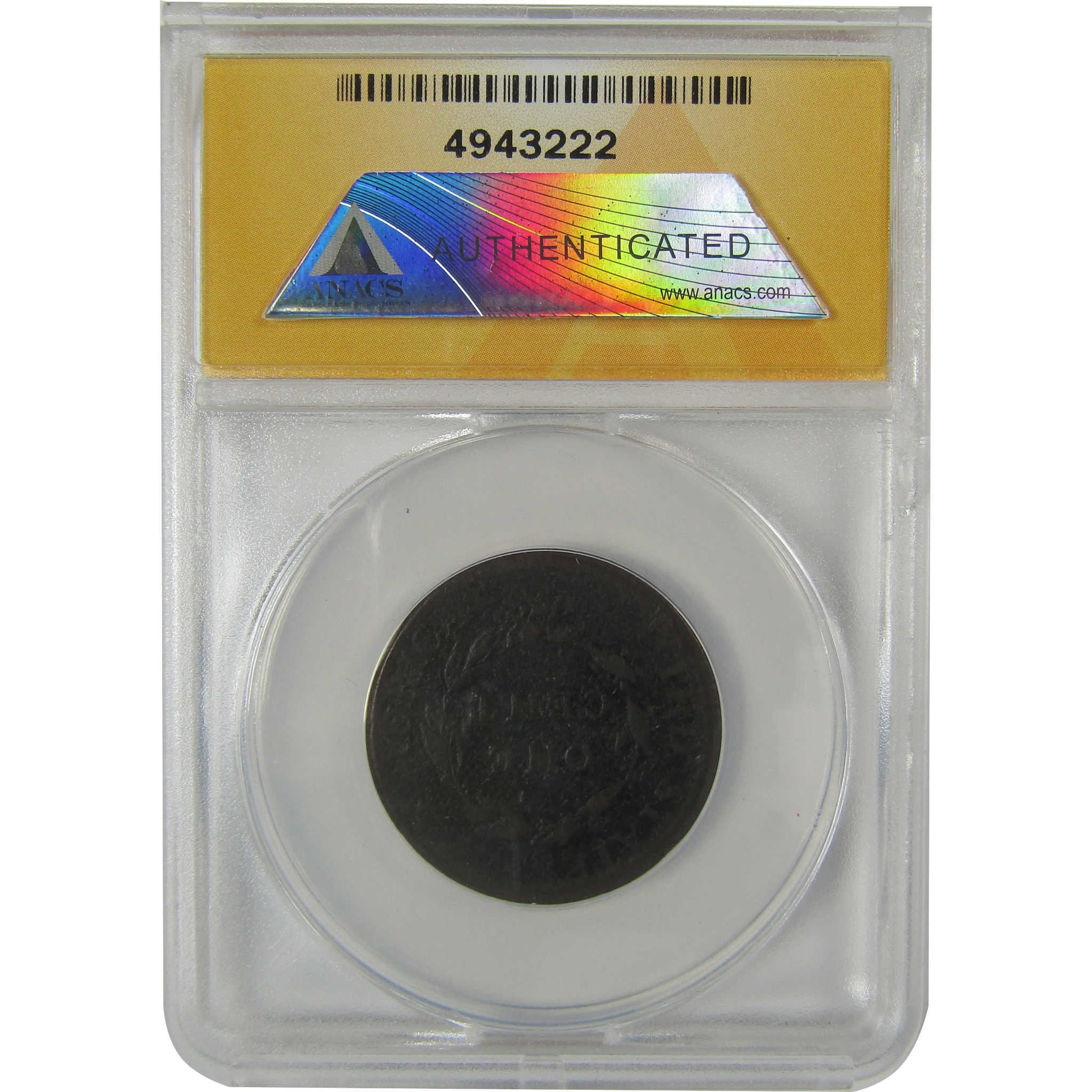 1808 Classic Head Large Cent G 4 Details ANACS Copper Penny SKU:CP41