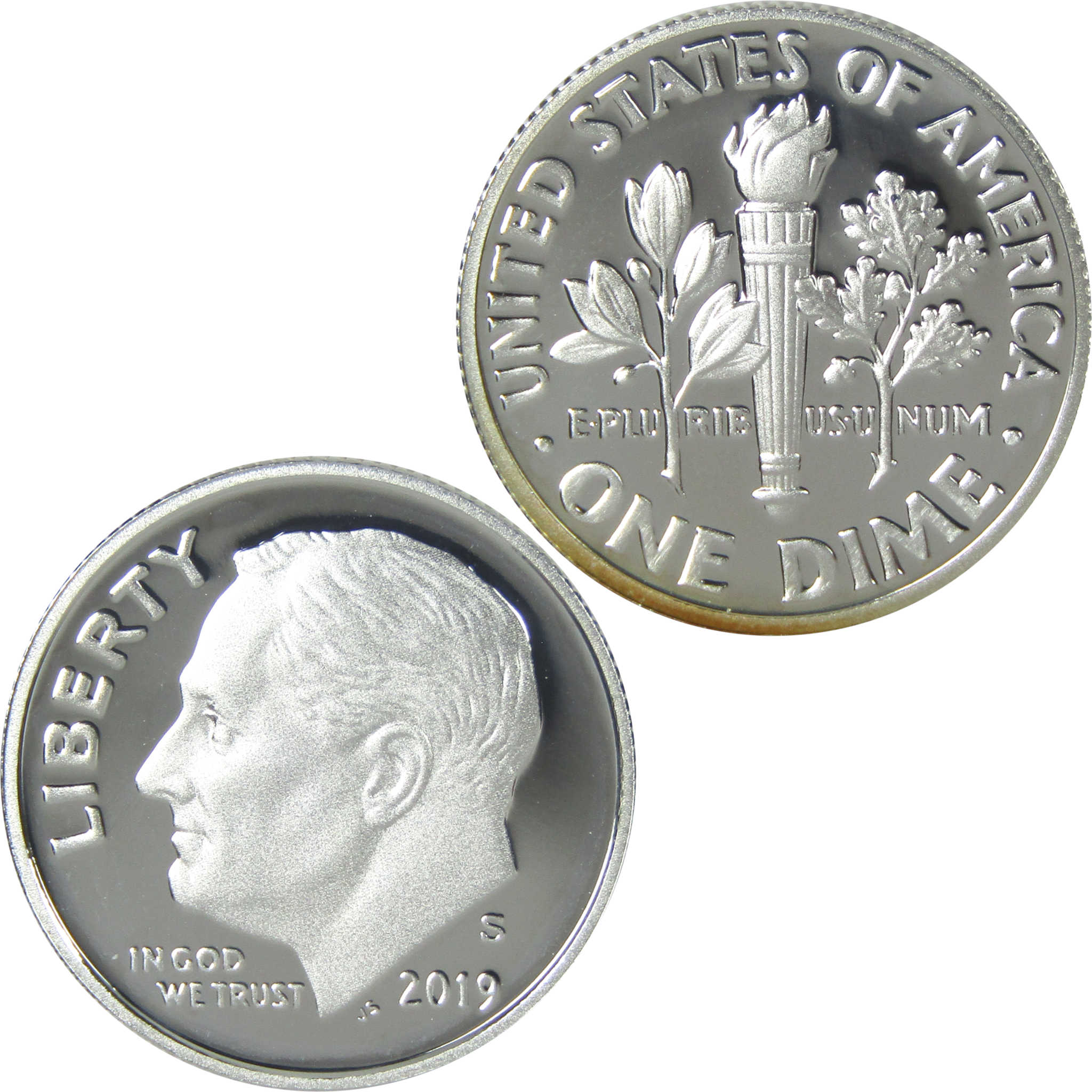 2019 S Roosevelt Dime Choice Proof .999 Silver 10c Coin