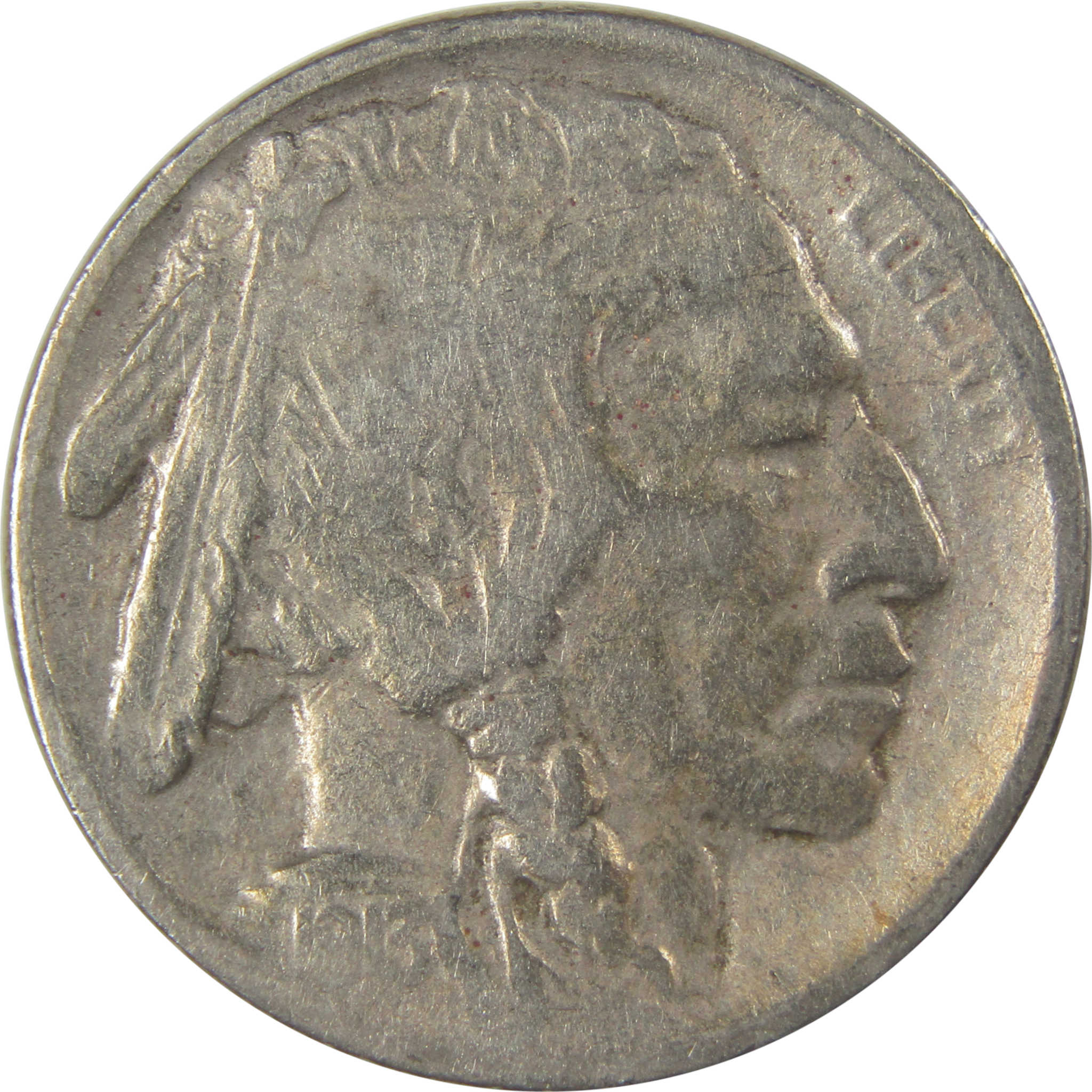 1913 S Type 1 Indian Head Buffalo Nickel AG About Good SKU:I22836