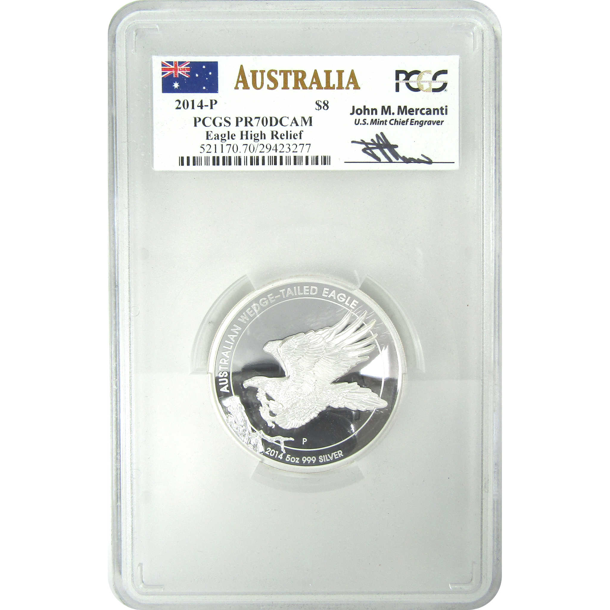 2014 P Australian Wedge-tailed Eagle PR 70 DCAM PCGS SKU:CPC9320