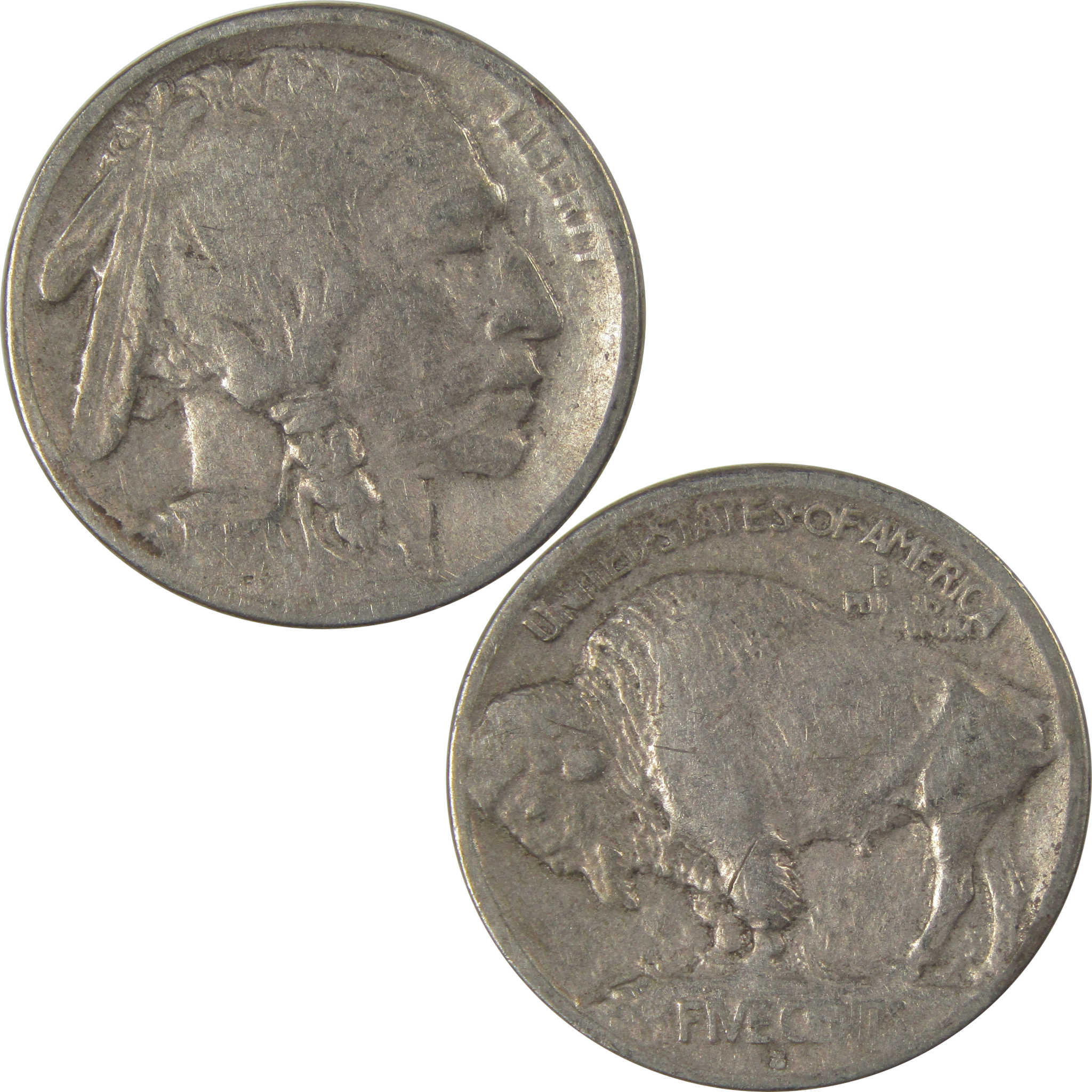 1913 S Type 1 Indian Head Buffalo Nickel F Fine Details SKU:I22893